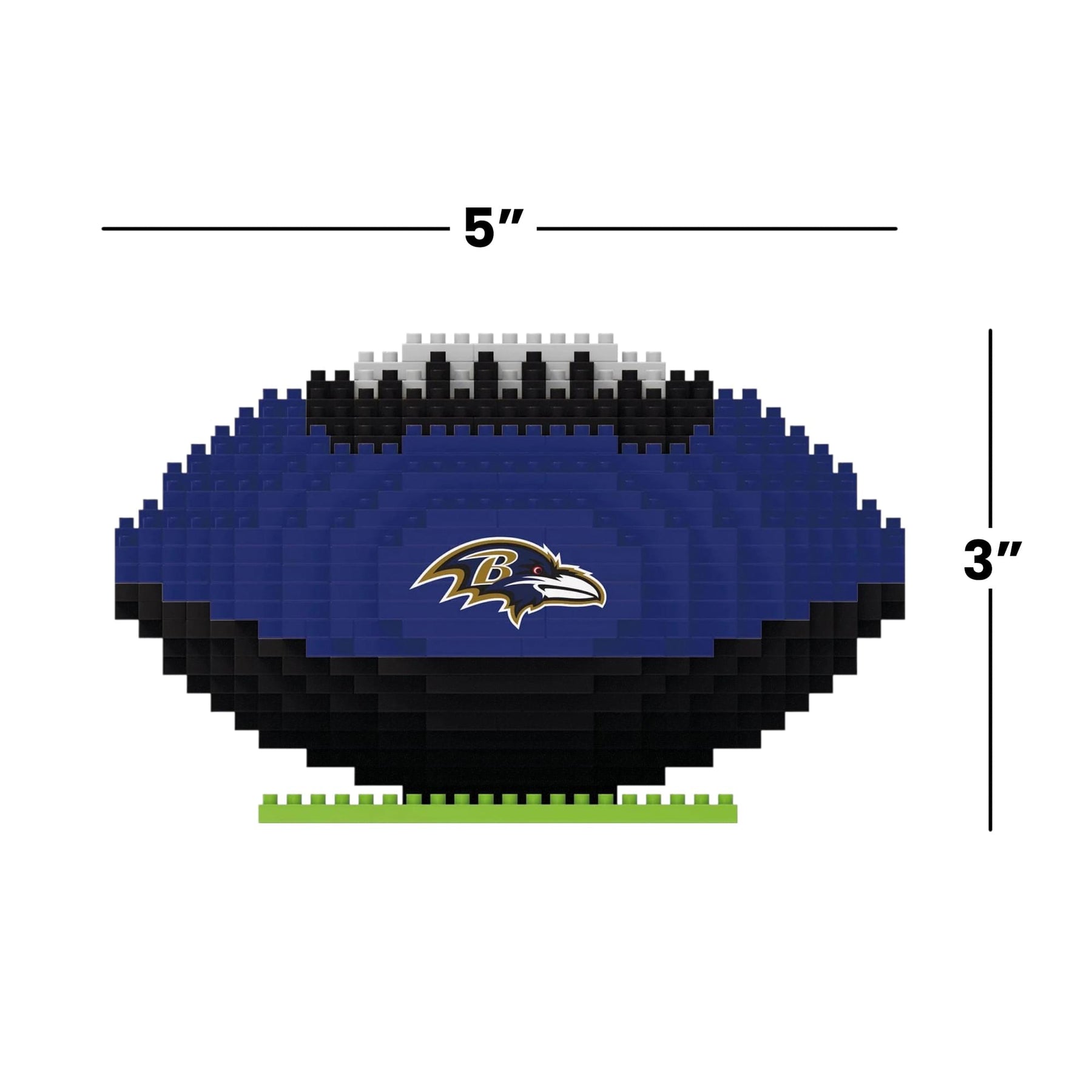 Baltimore Ravens NFL BRXLZ Football 728-Piece Building Block Set