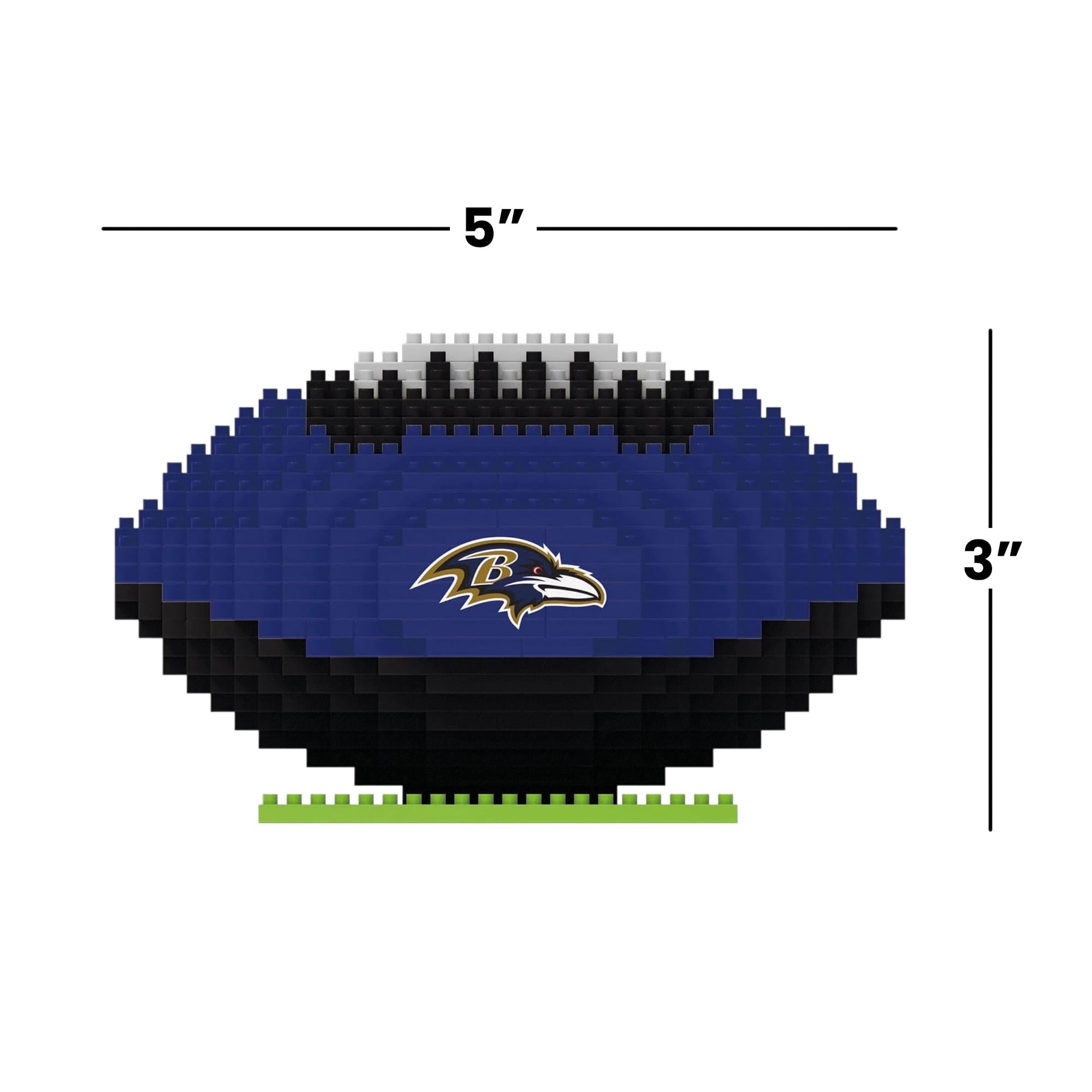 Baltimore Ravens NFL BRXLZ Football 728-Piece Building Block Set