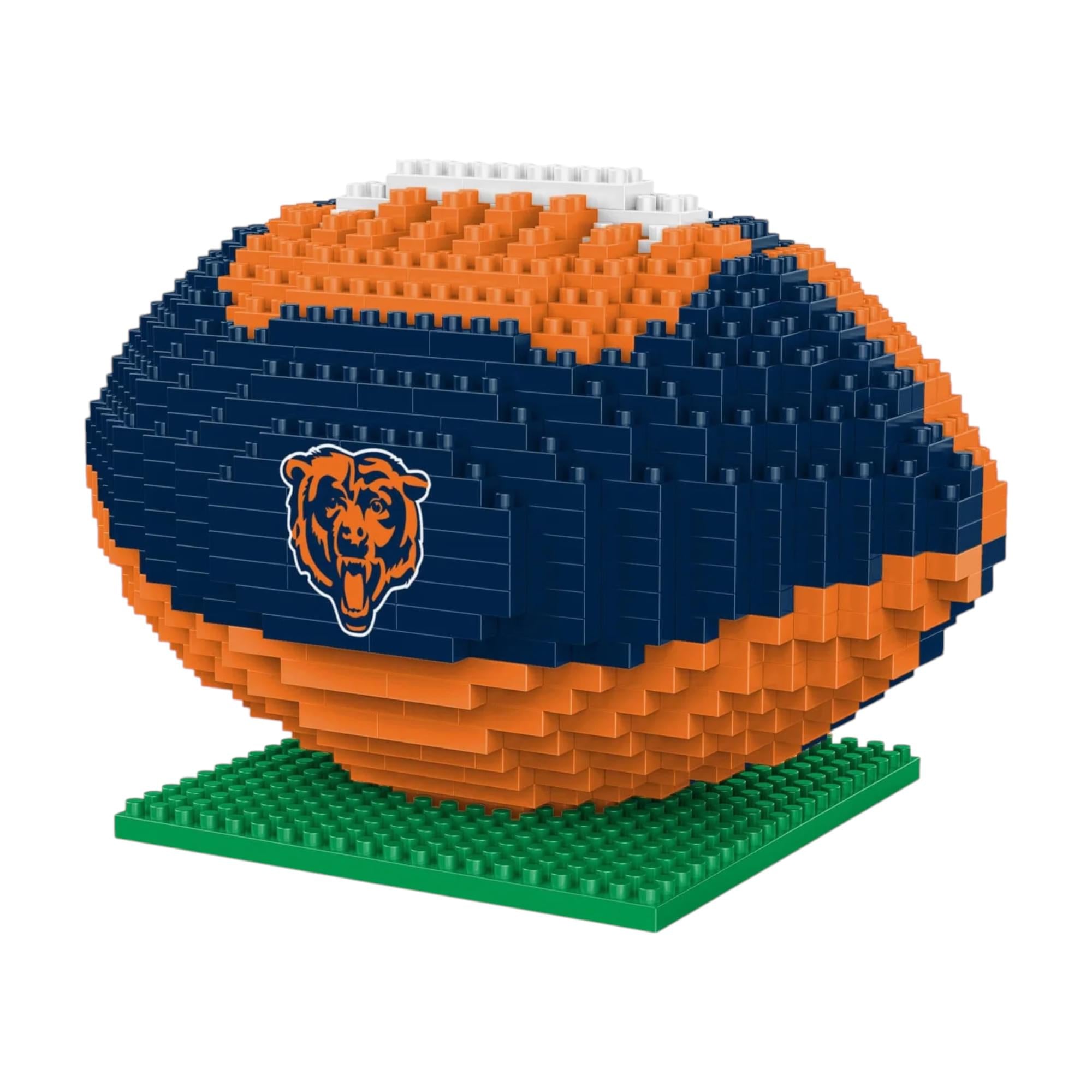 Chicago Bears NFL BRXLZ Football 704-Piece Building Block Set