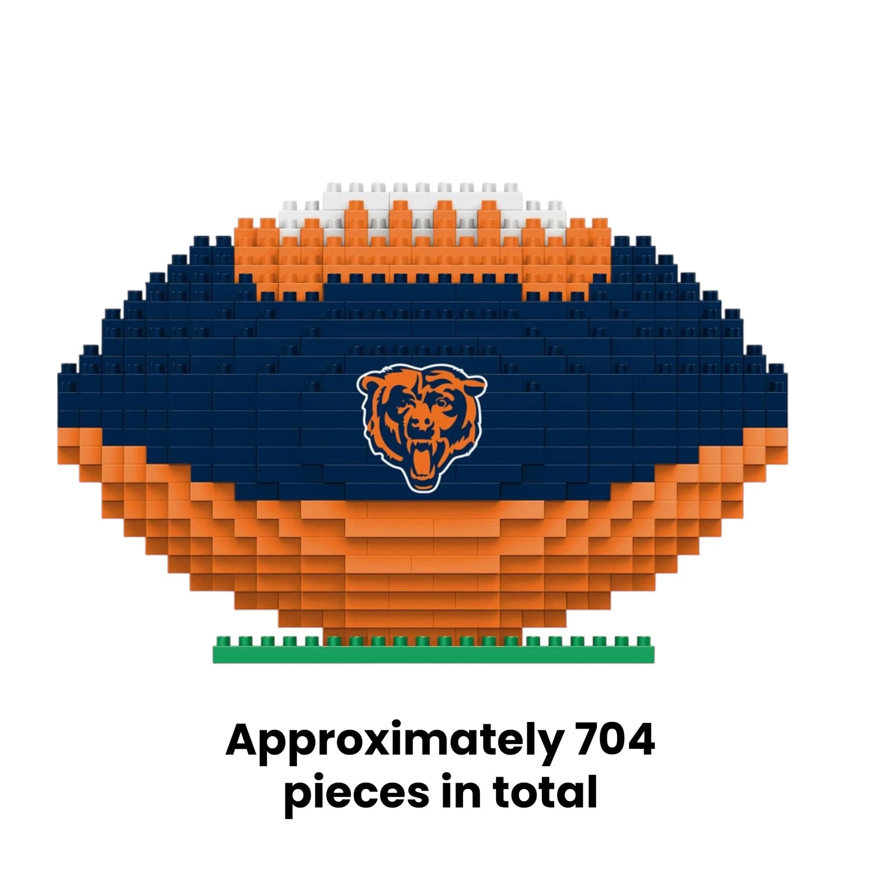 Chicago Bears NFL BRXLZ Football 704-Piece Building Block Set