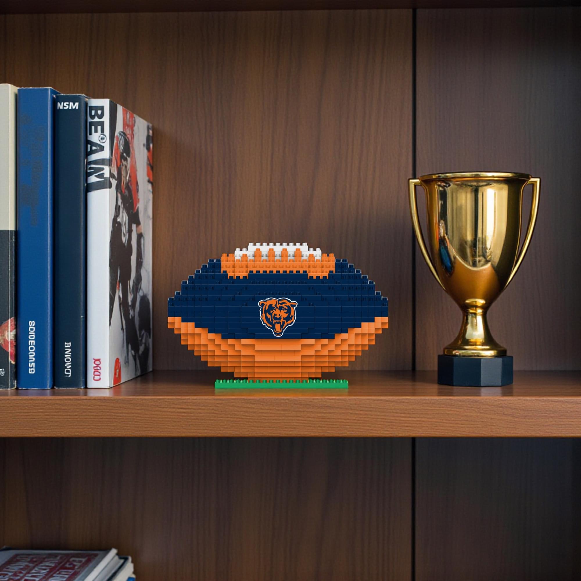 Chicago Bears NFL BRXLZ Football 704-Piece Building Block Set