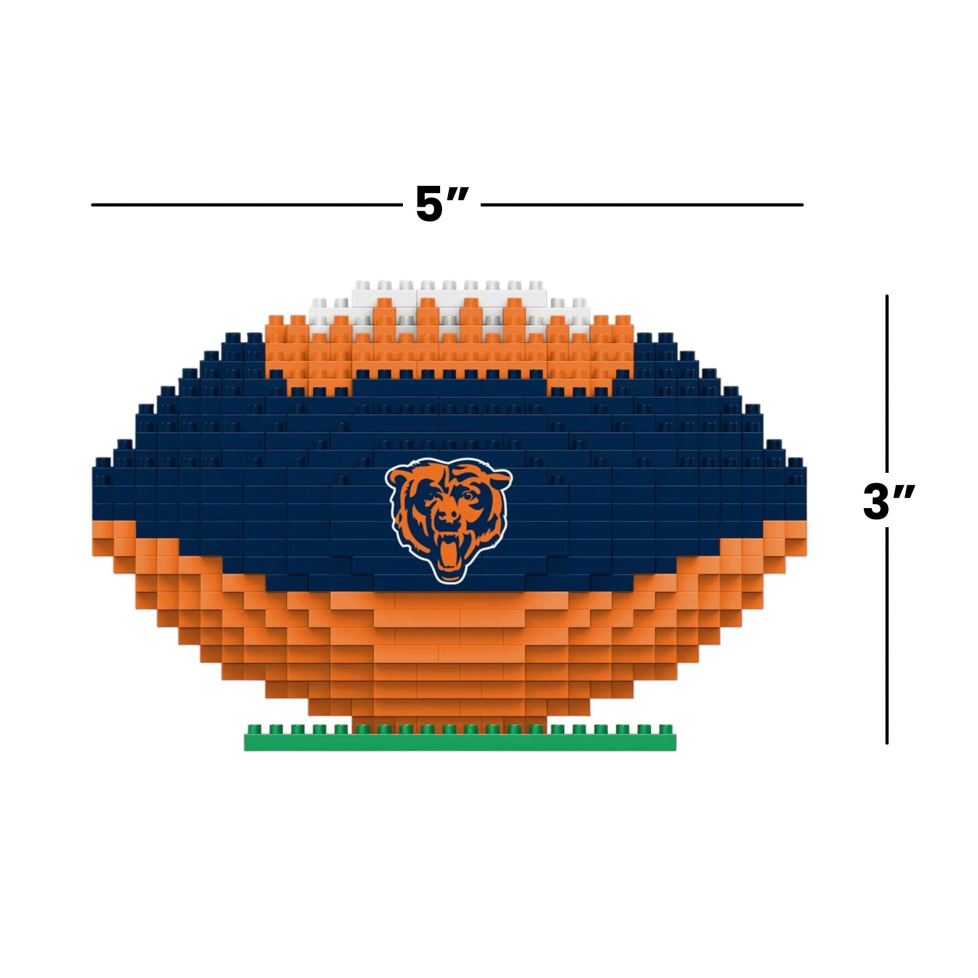 Chicago Bears NFL BRXLZ Football 704-Piece Building Block Set