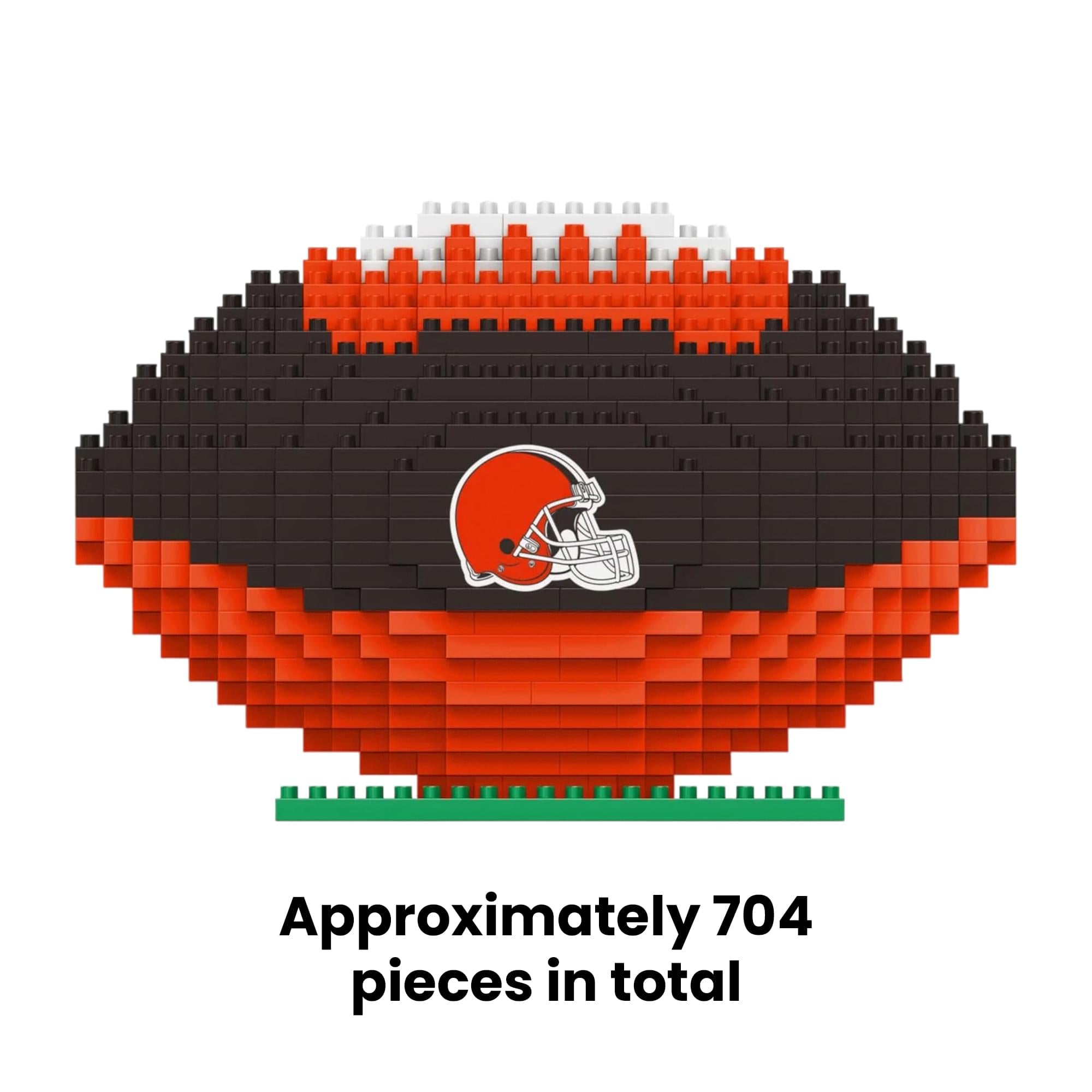 Cleveland Browns NFL BRXLZ Football 704-Piece Building Block Set