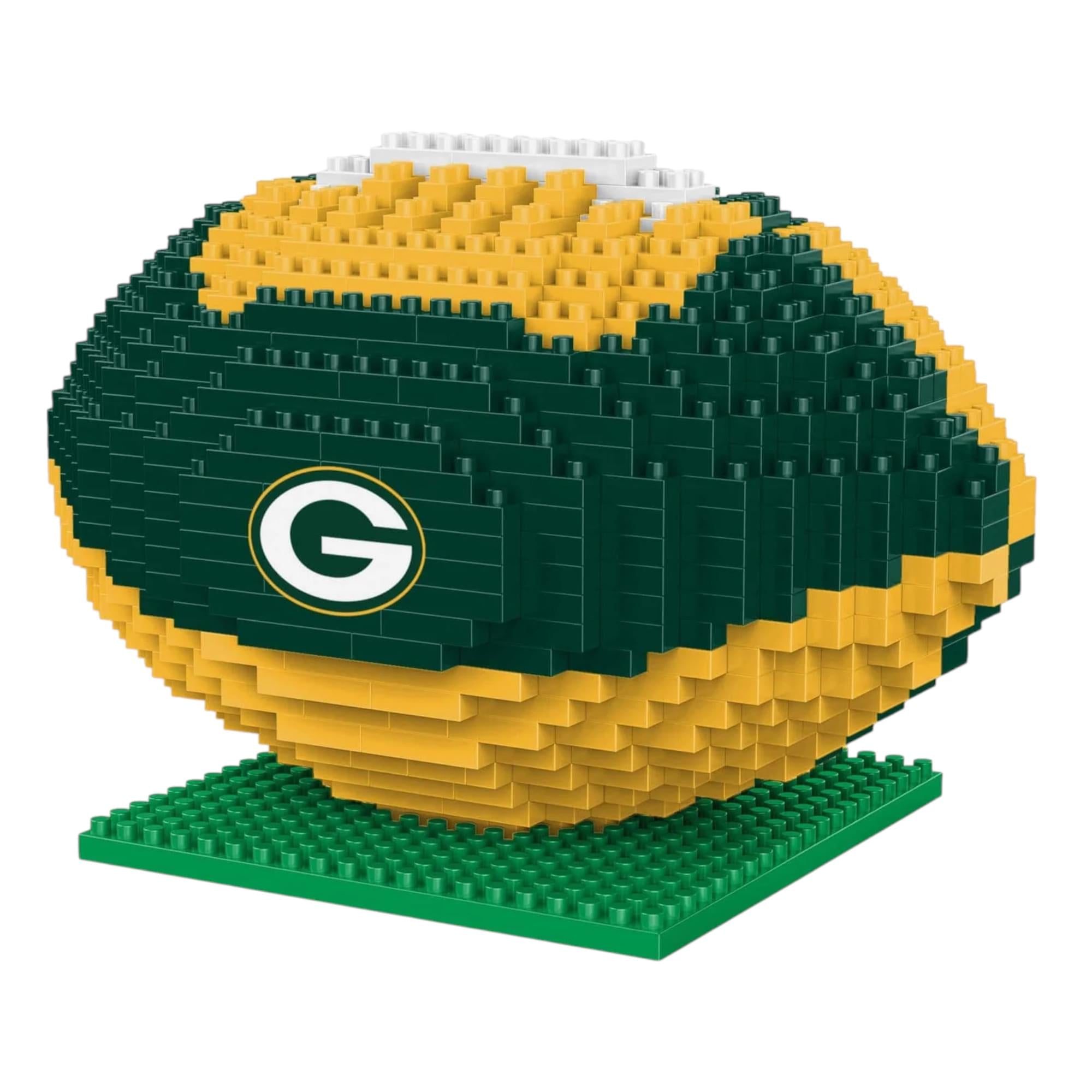 Green Bay Packers NFL BRXLZ Football 704-Piece Building Block Set
