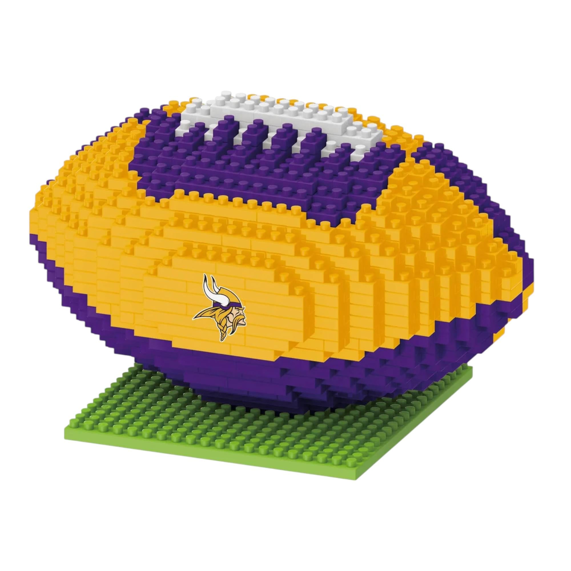 Minnesota Vikings NFL BRXLZ Football 728-Piece Building Block Set