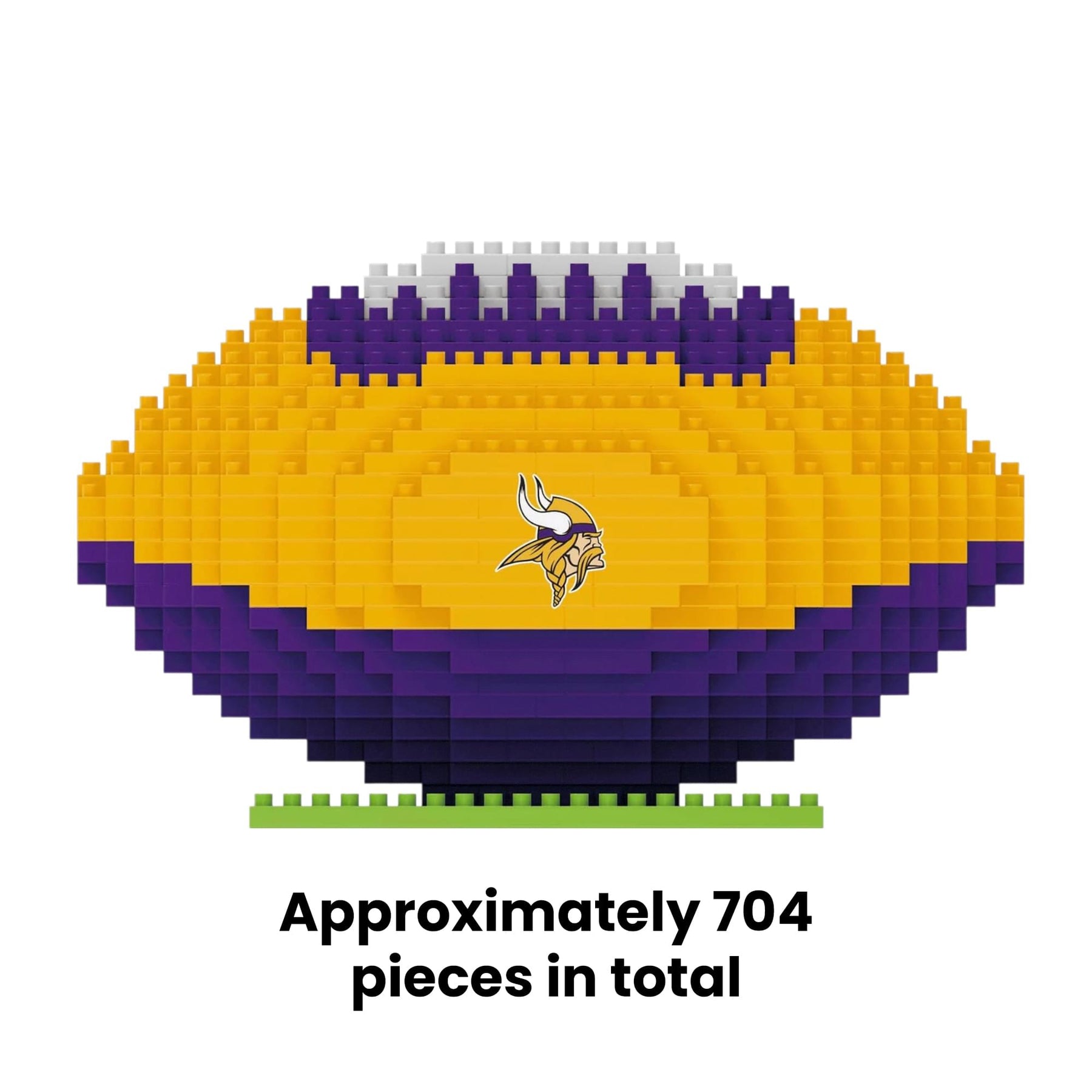 Minnesota Vikings NFL BRXLZ Football 728-Piece Building Block Set