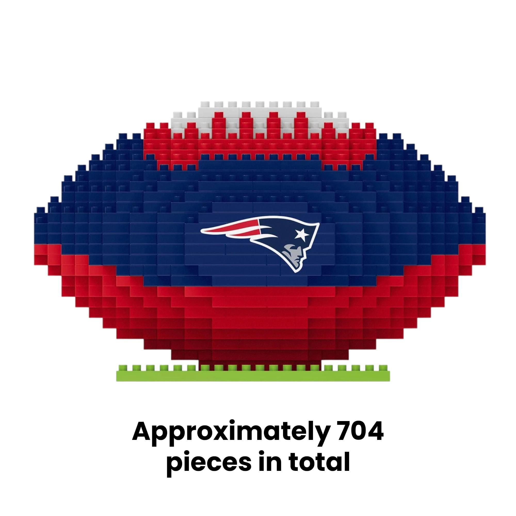 New England Patriots NFL BRXLZ Football 704-Piece Building Block Set
