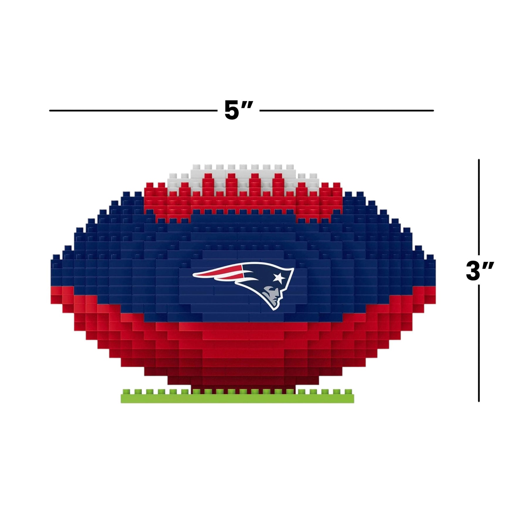 New England Patriots NFL BRXLZ Football 704-Piece Building Block Set