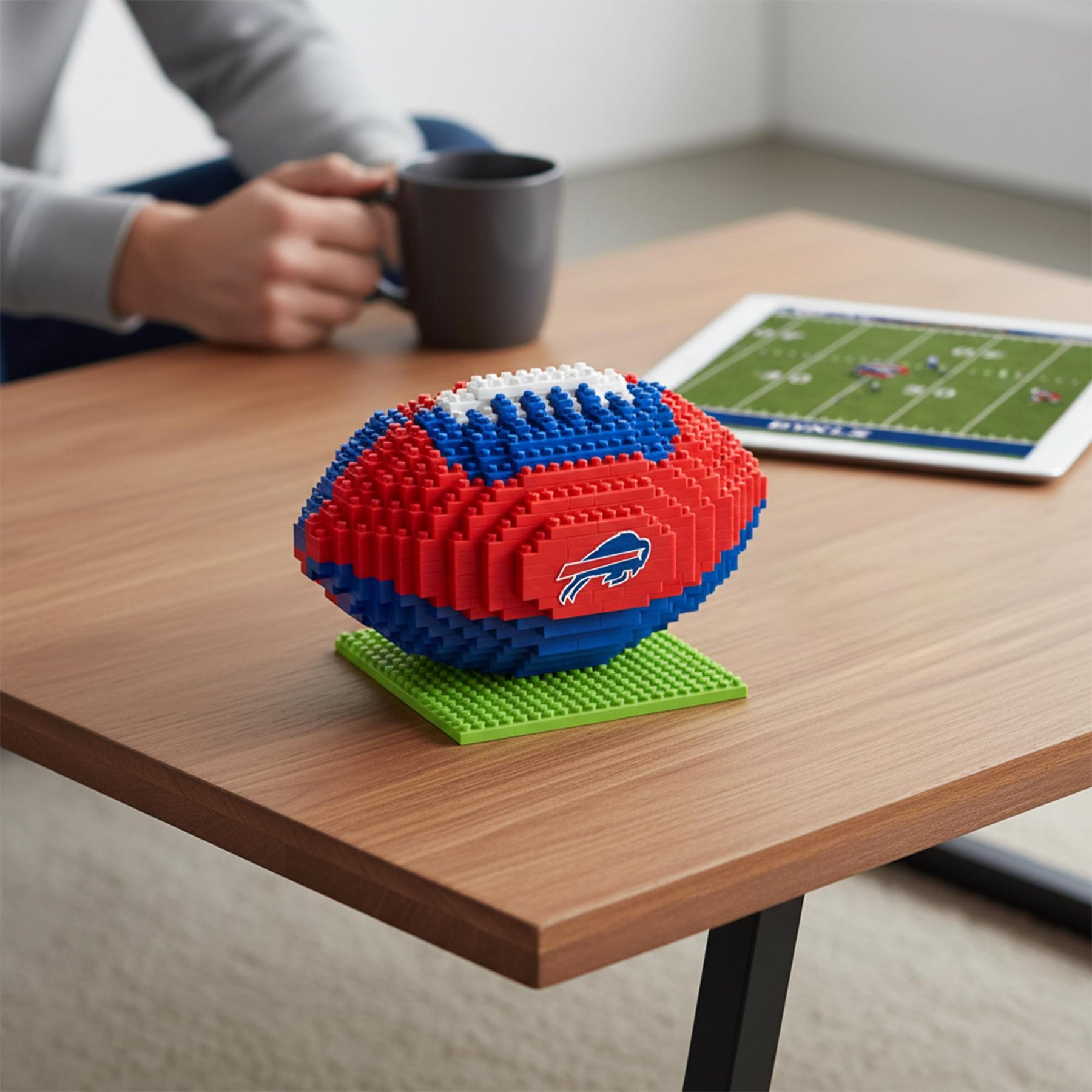 Buffalo Bills NFL BRXLZ Football 728-Piece Building Block Set