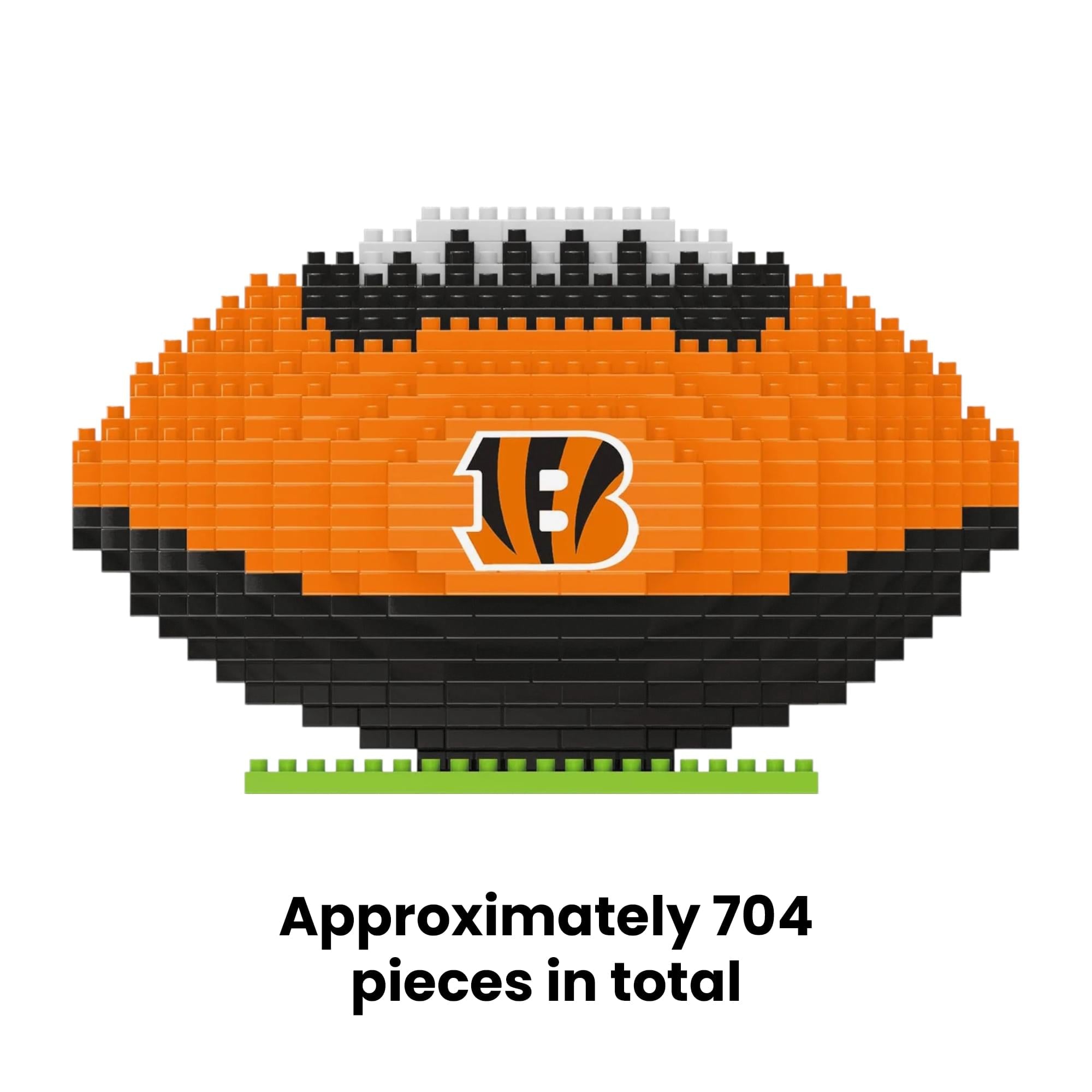 Cincinnati Bengals NFL BRXLZ Football 704-Piece Building Block Set