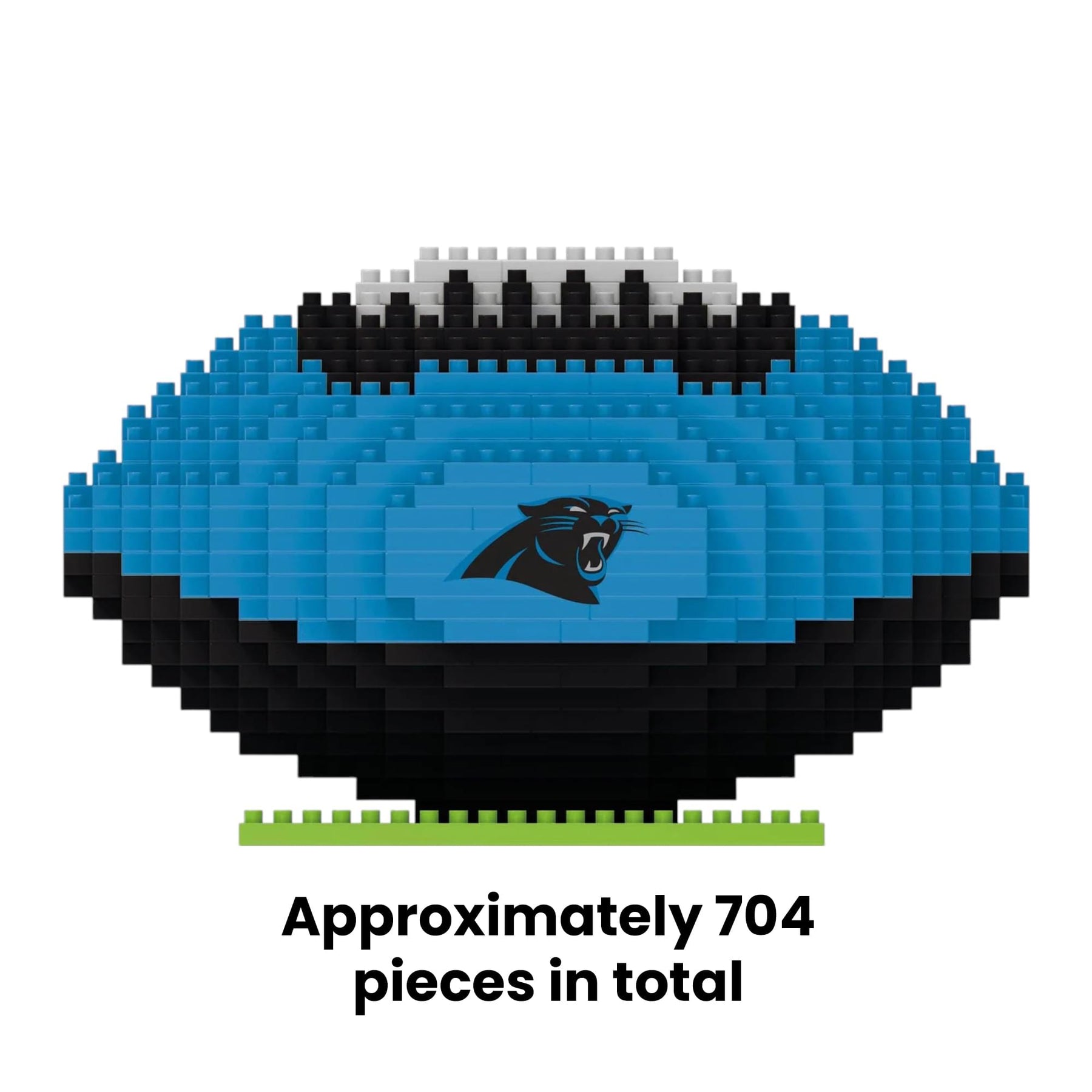 Carolina Panthers NFL BRXLZ Football 704-Piece Building Block Set