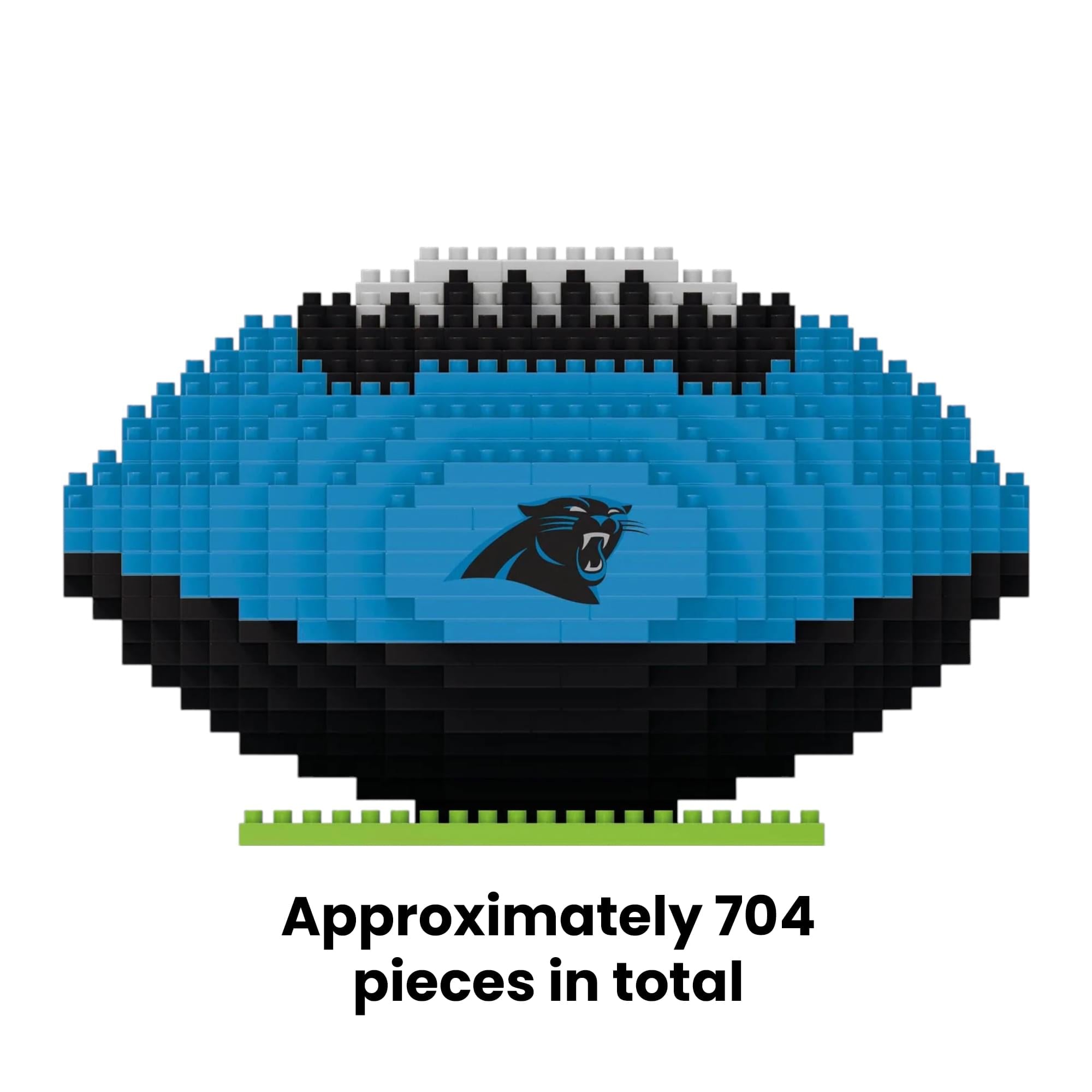 Carolina Panthers NFL BRXLZ Football 704-Piece Building Block Set