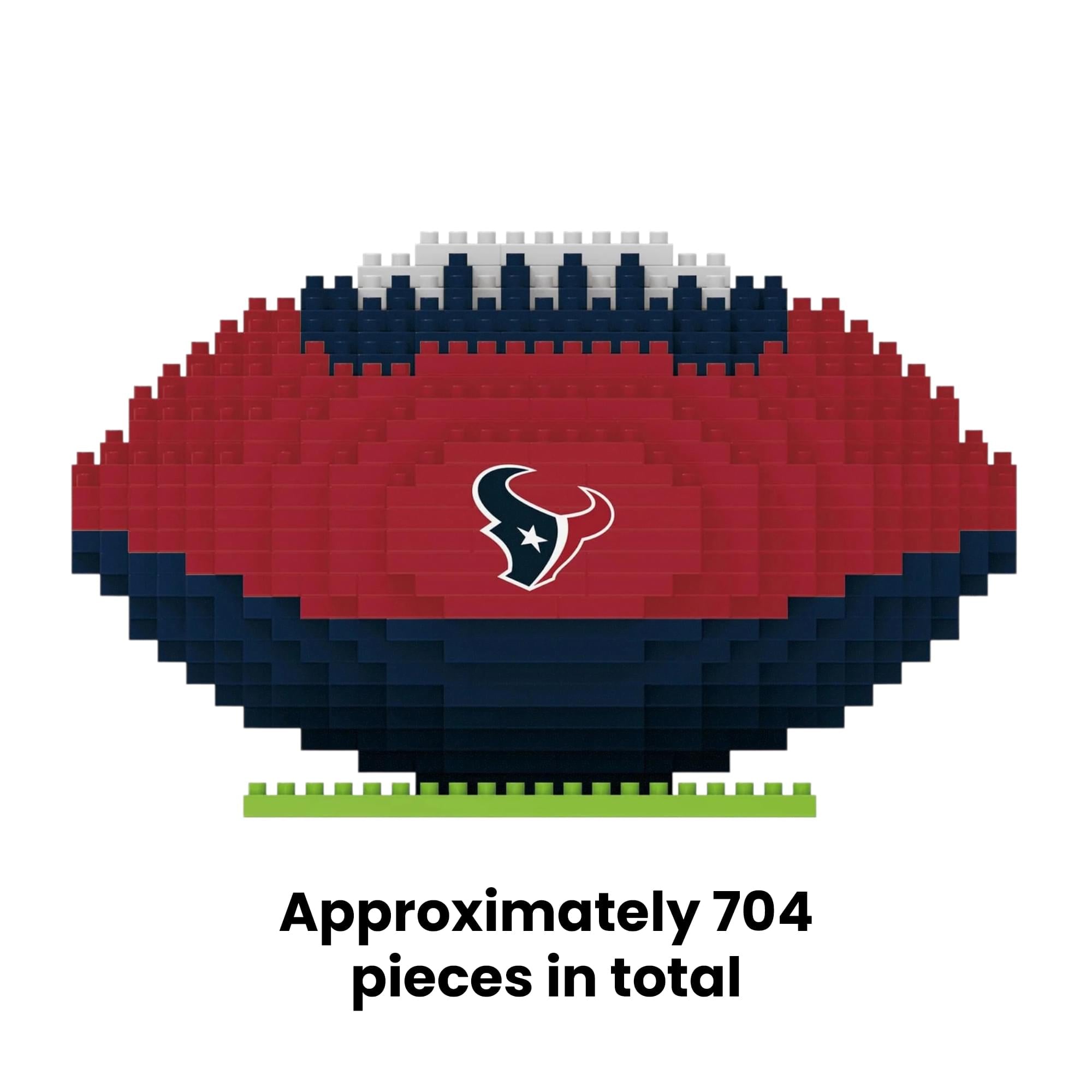 Houston Texans NFL BRXLZ Football 704-Piece Building Block Set
