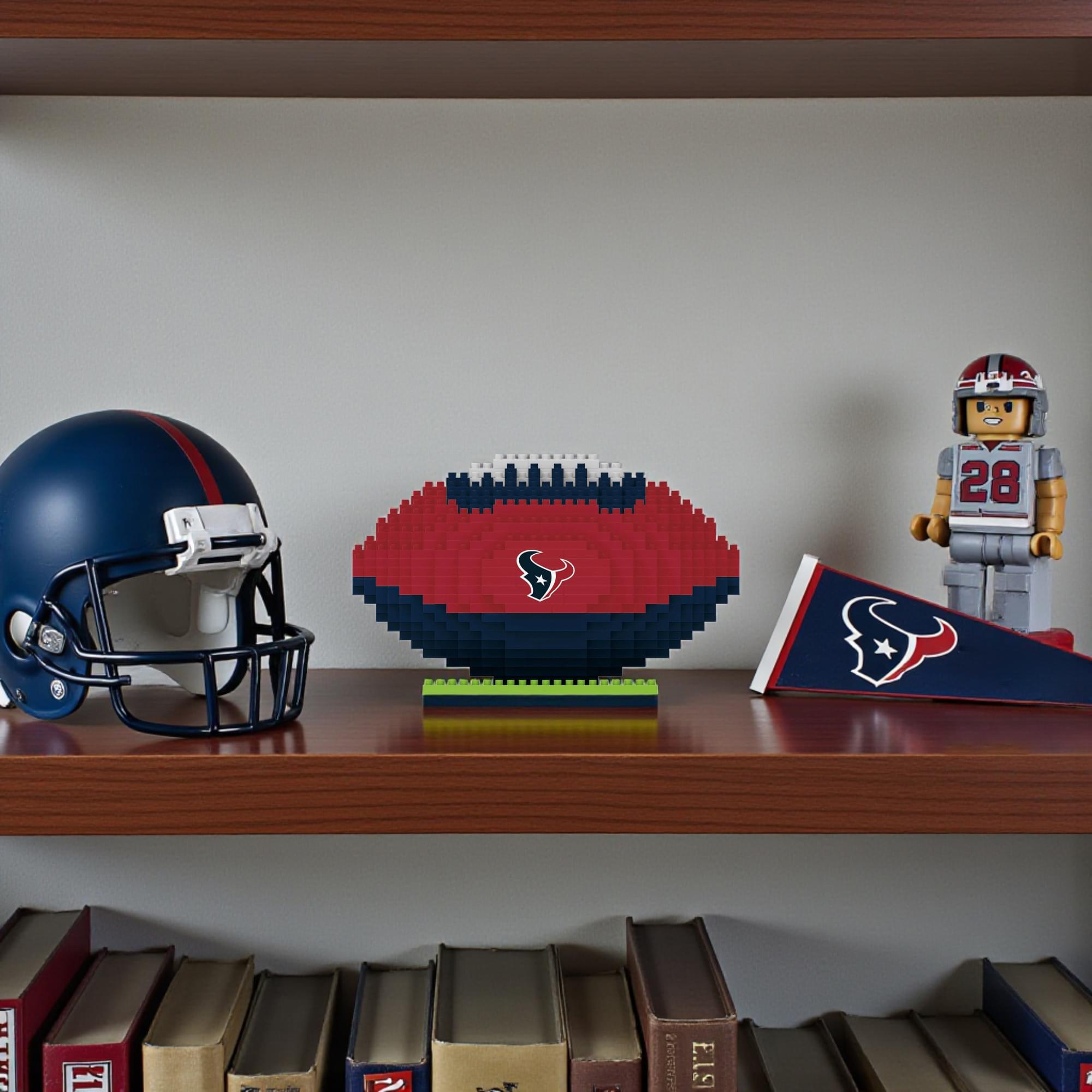 Houston Texans NFL BRXLZ Football 704-Piece Building Block Set