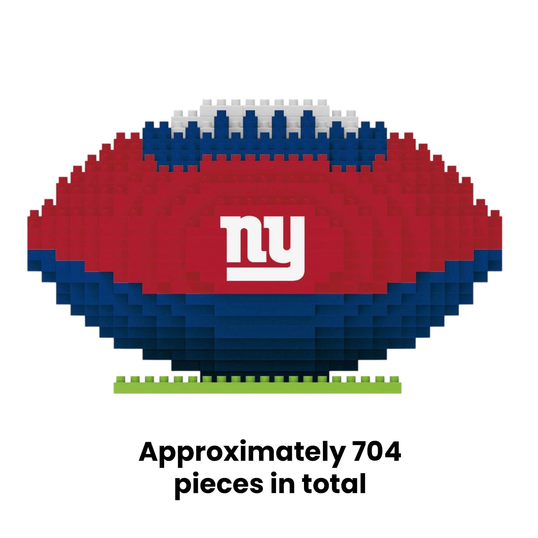 New York Giants NFL BRXLZ Football 704-Piece Building Block Set