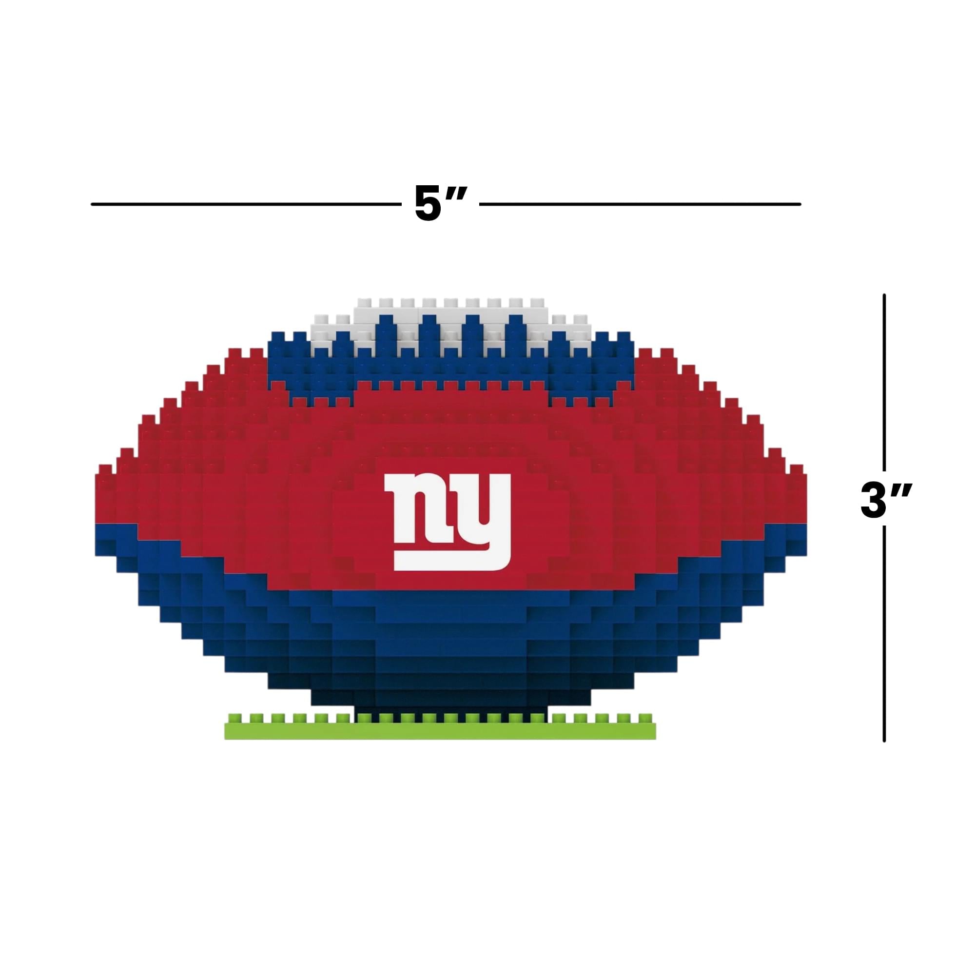 New York Giants NFL BRXLZ Football 704-Piece Building Block Set