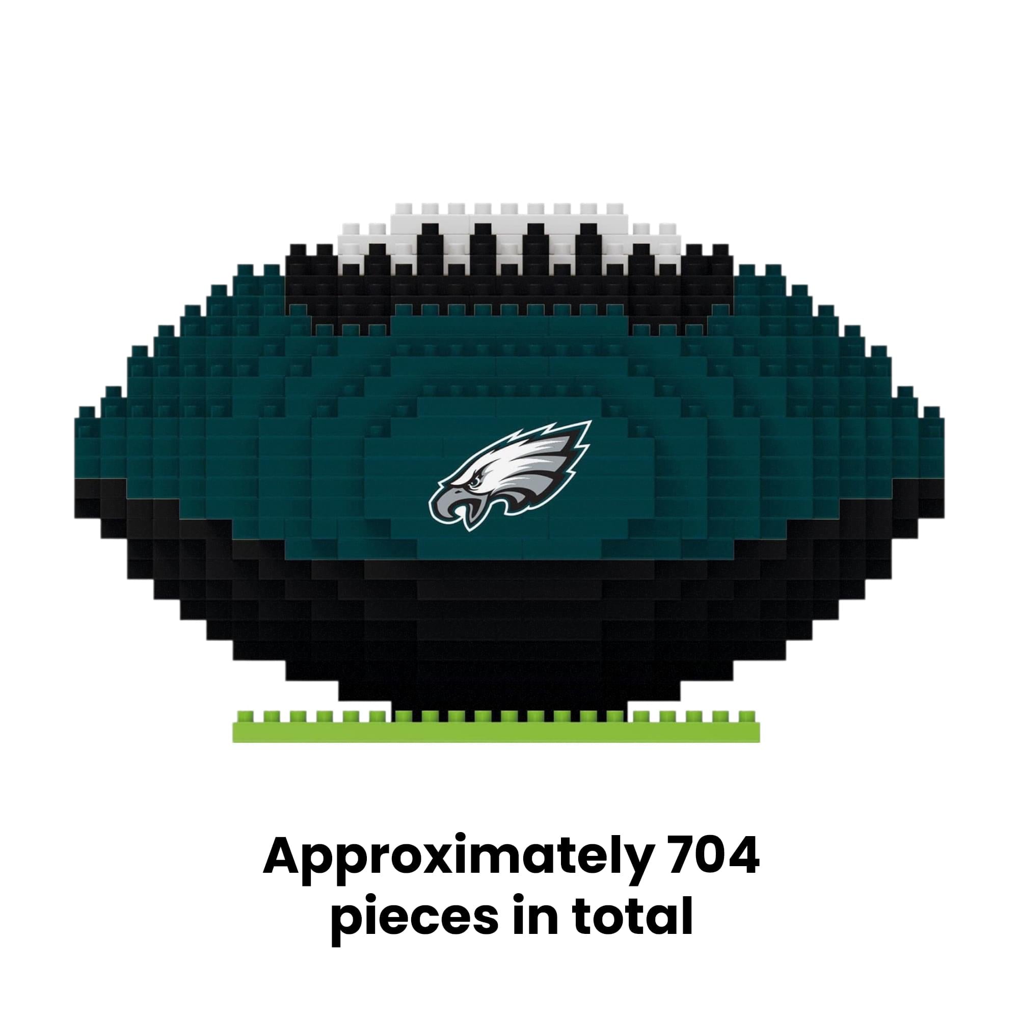 Philadelphia Eagles NFL BRXLZ Football 704-Piece Building Block Set