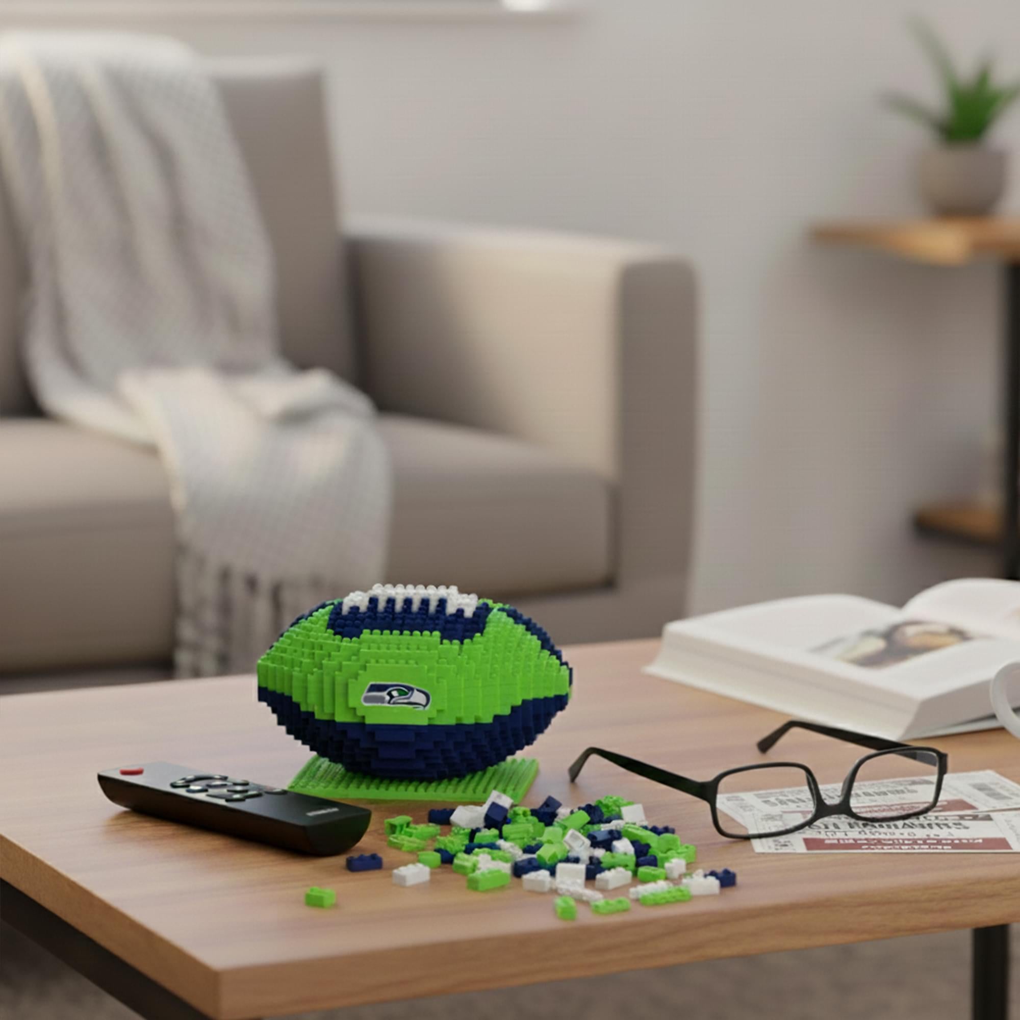 Seattle Seahawks NFL BRXLZ Football 704-Piece Building Block Set