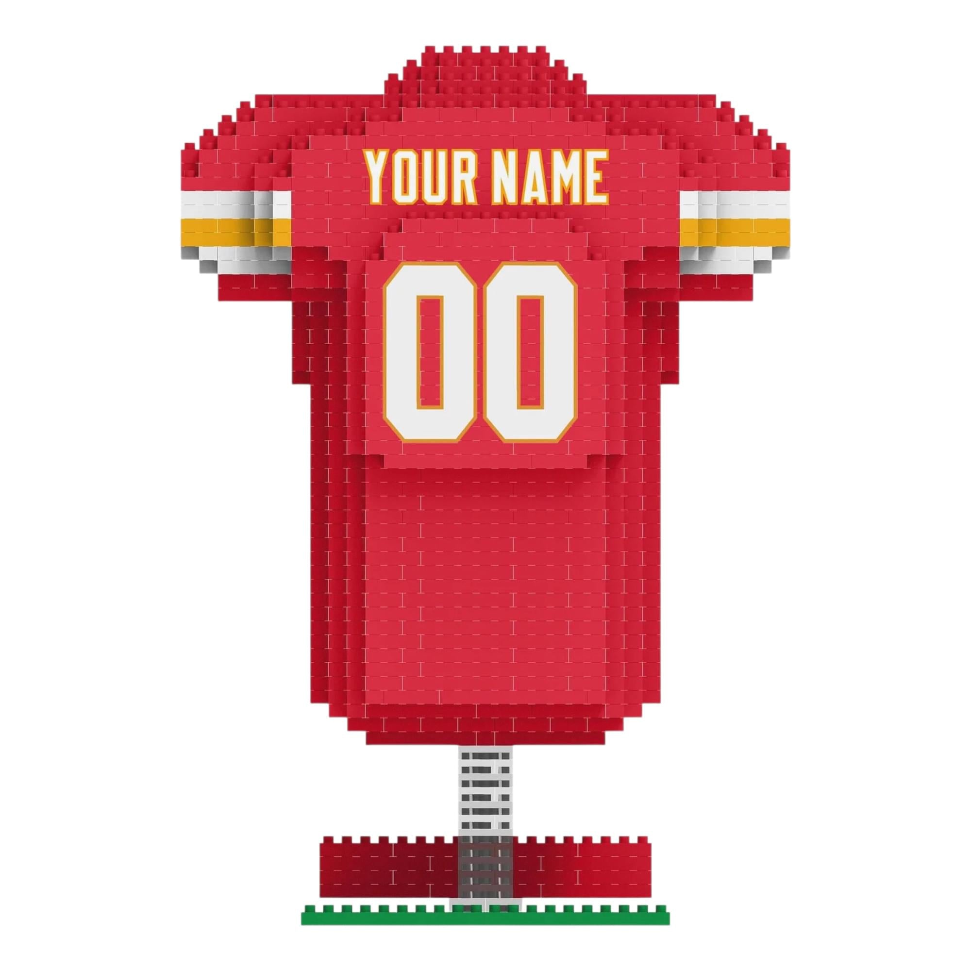 Kansas City Chiefs NFL BRXLZ Jersey 1047-Piece Building Block Set