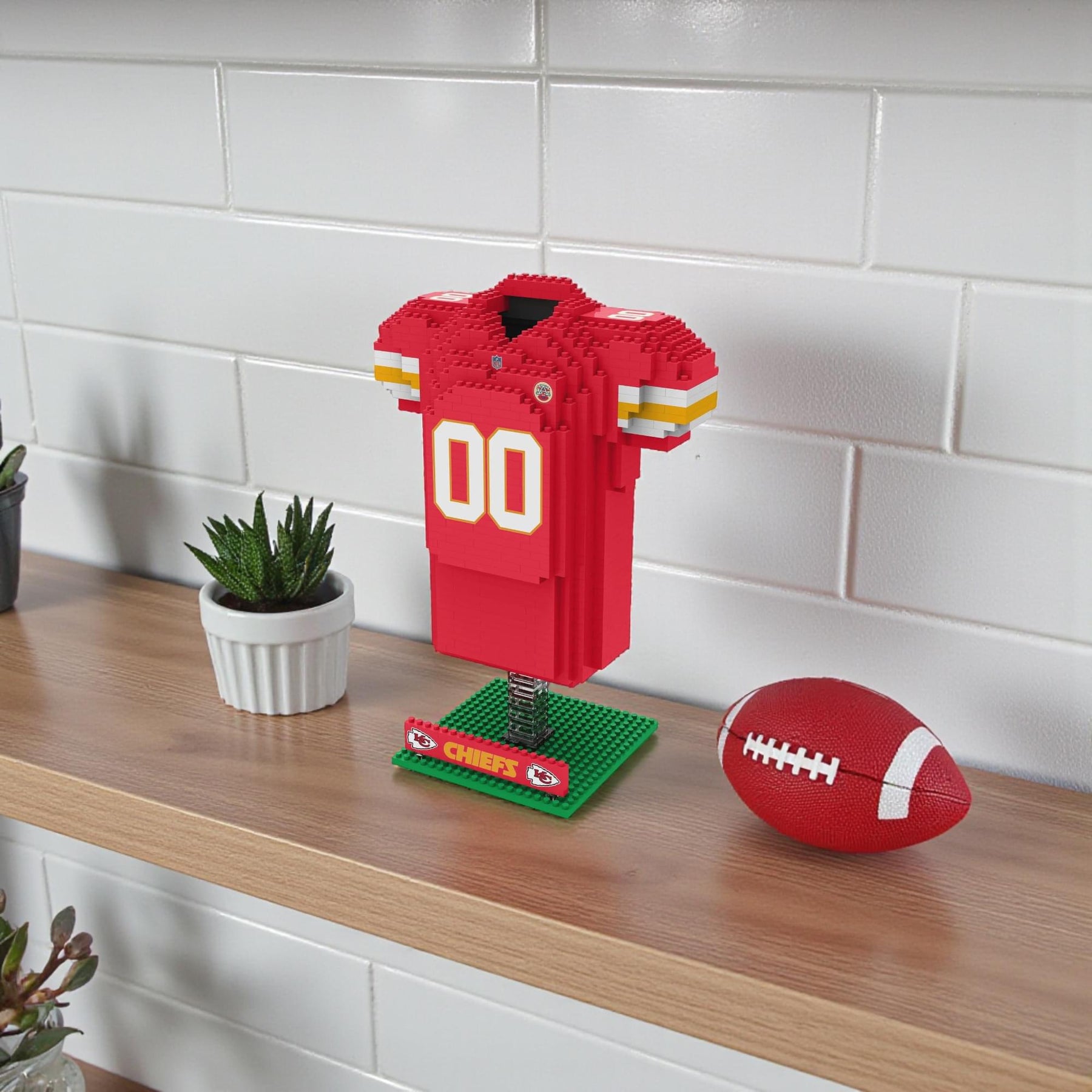 Kansas City Chiefs NFL BRXLZ Jersey 1047-Piece Building Block Set