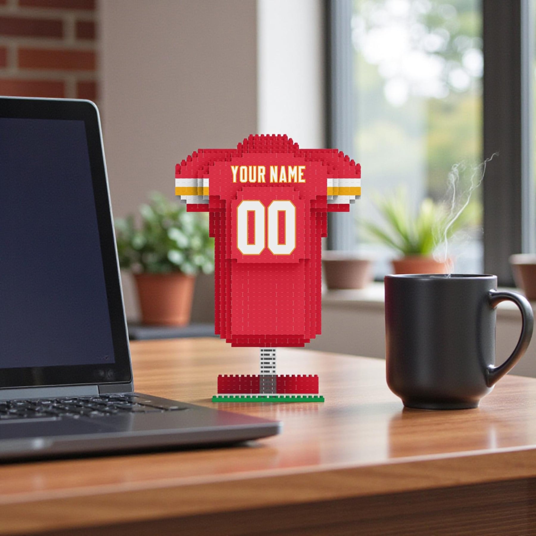 Kansas City Chiefs NFL BRXLZ Jersey 1047-Piece Building Block Set