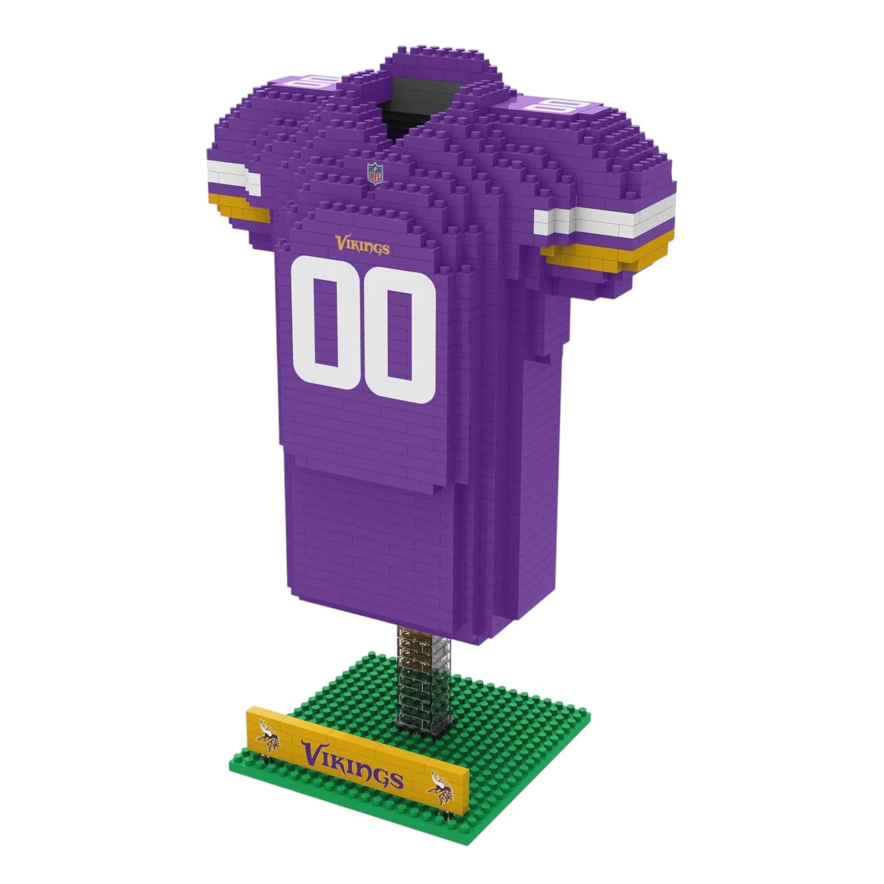 Minnesota Vikings NFL BRXLZ Jersey 947-Piece Building Block Set