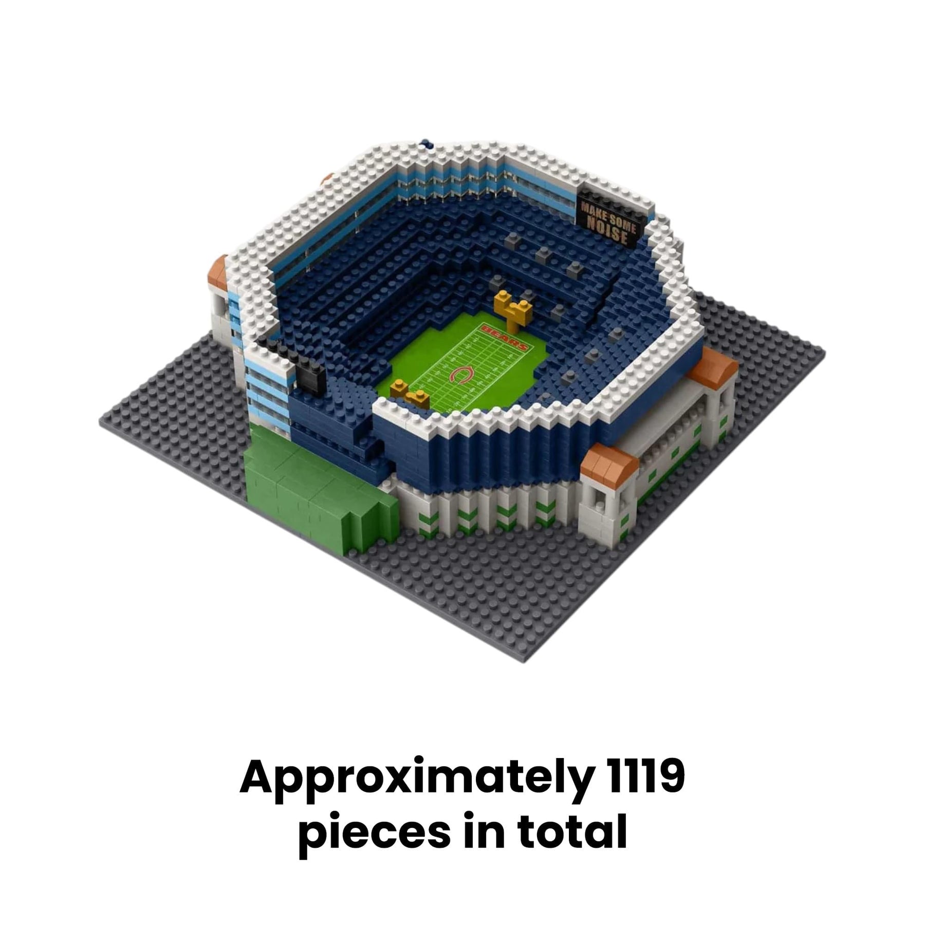 Chicago Bears NFL BRXLZ Mini Stadium 1119-Piece Building Block Set