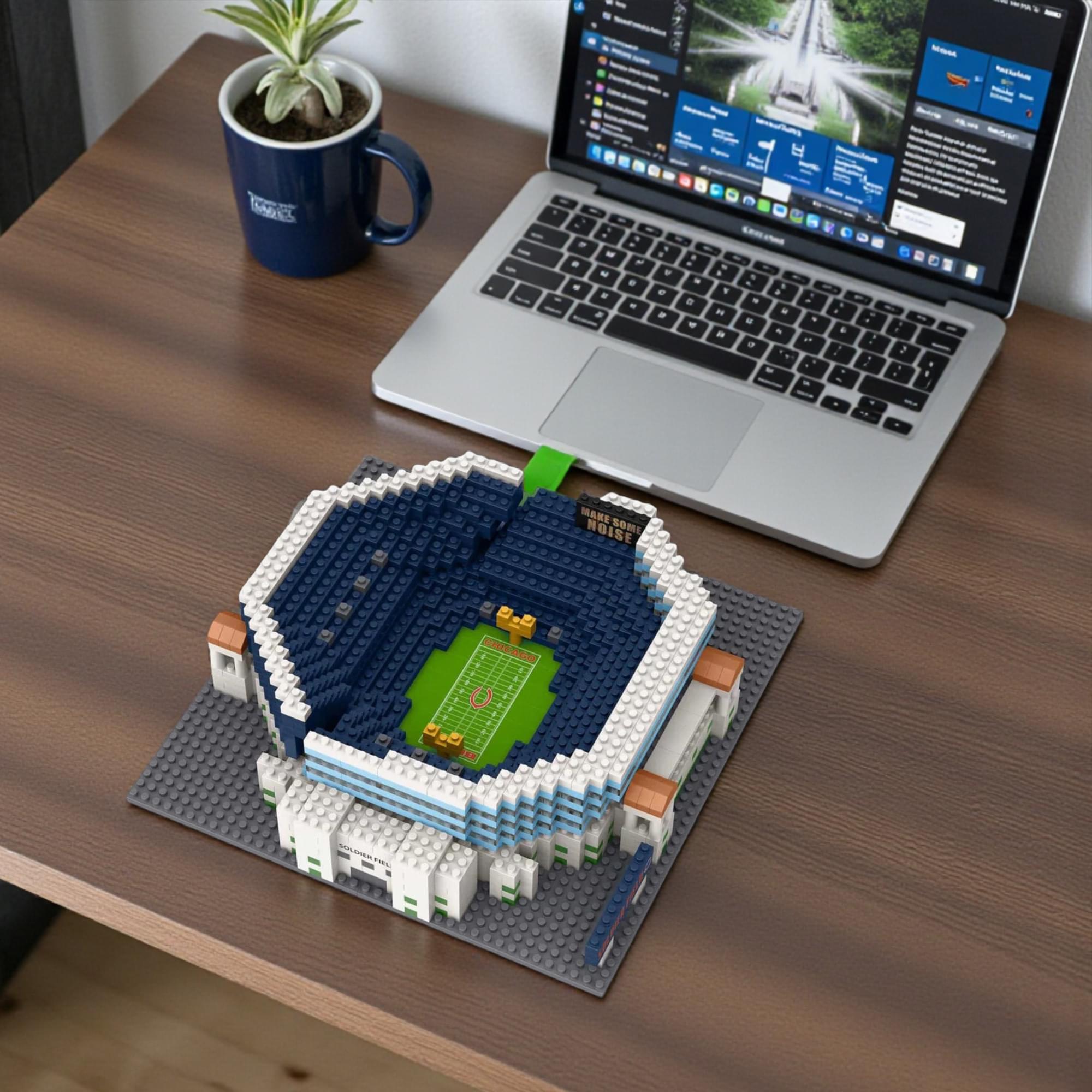 Chicago Bears NFL BRXLZ Mini Stadium 1119-Piece Building Block Set