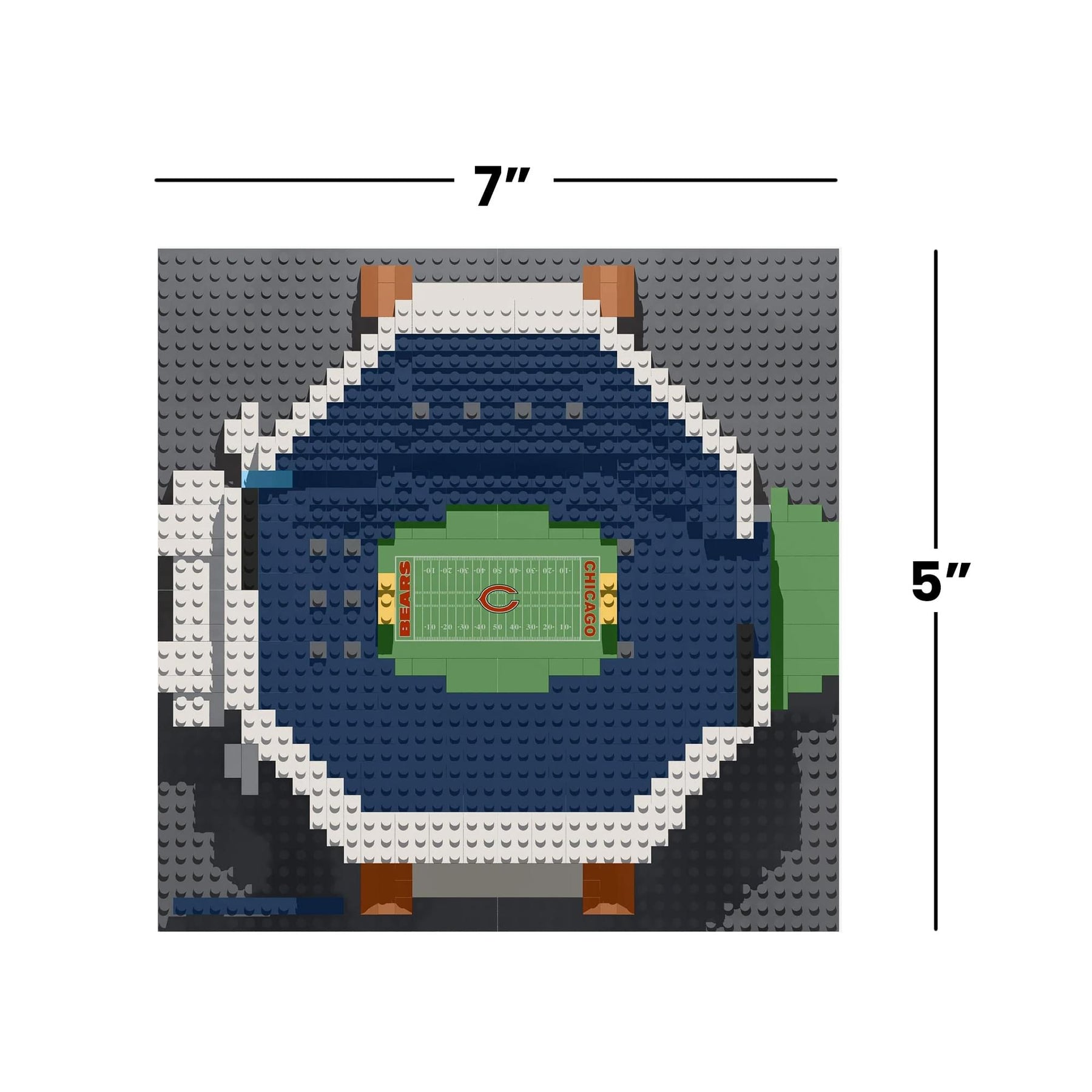 Chicago Bears NFL BRXLZ Mini Stadium 1119-Piece Building Block Set