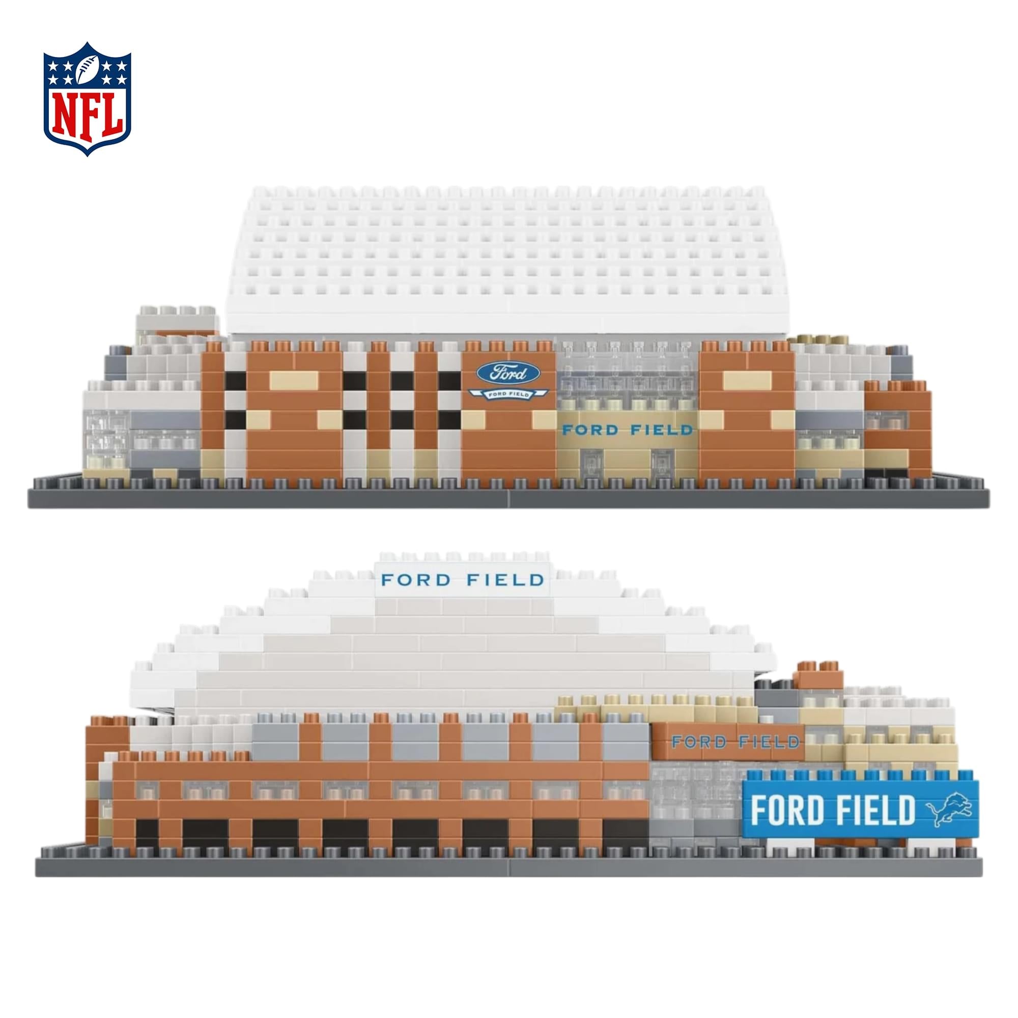 Detroit Lions NFL BRXLZ Mini Stadium 1201-Piece Building Block Set