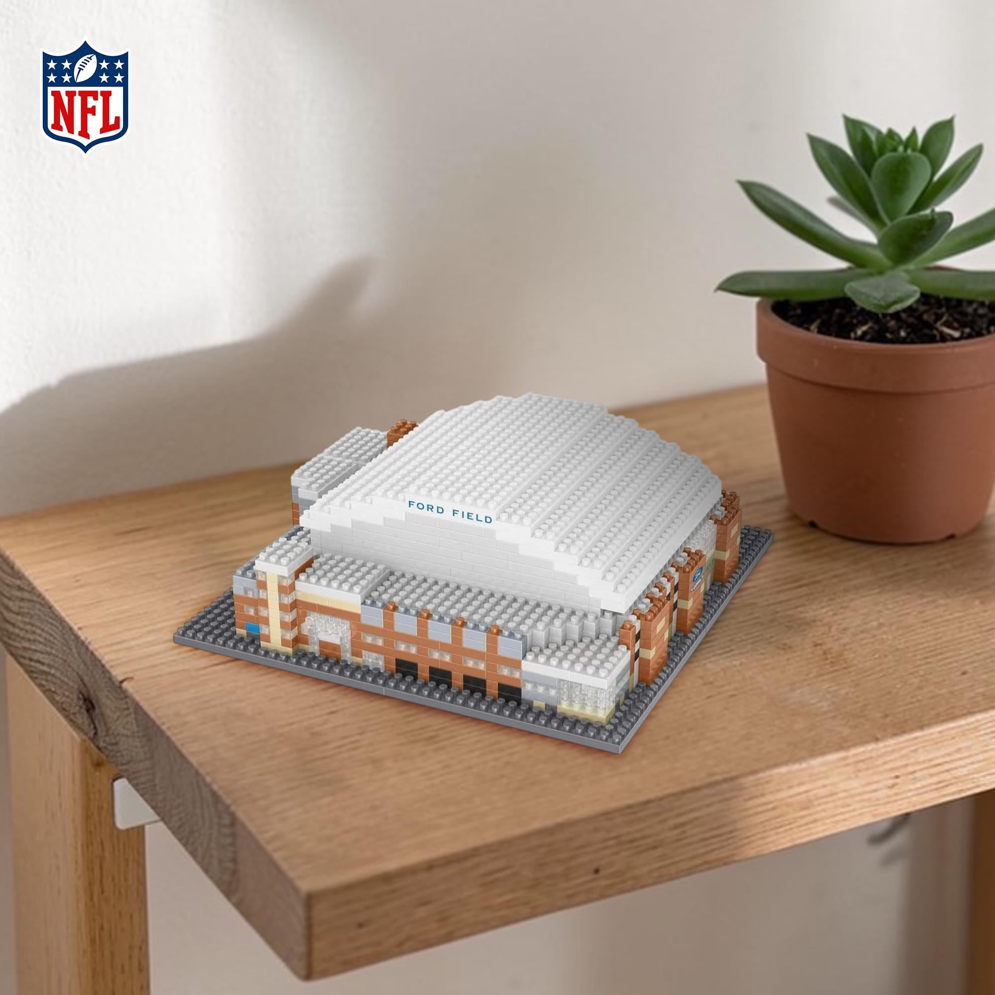 Detroit Lions NFL BRXLZ Mini Stadium 1201-Piece Building Block Set