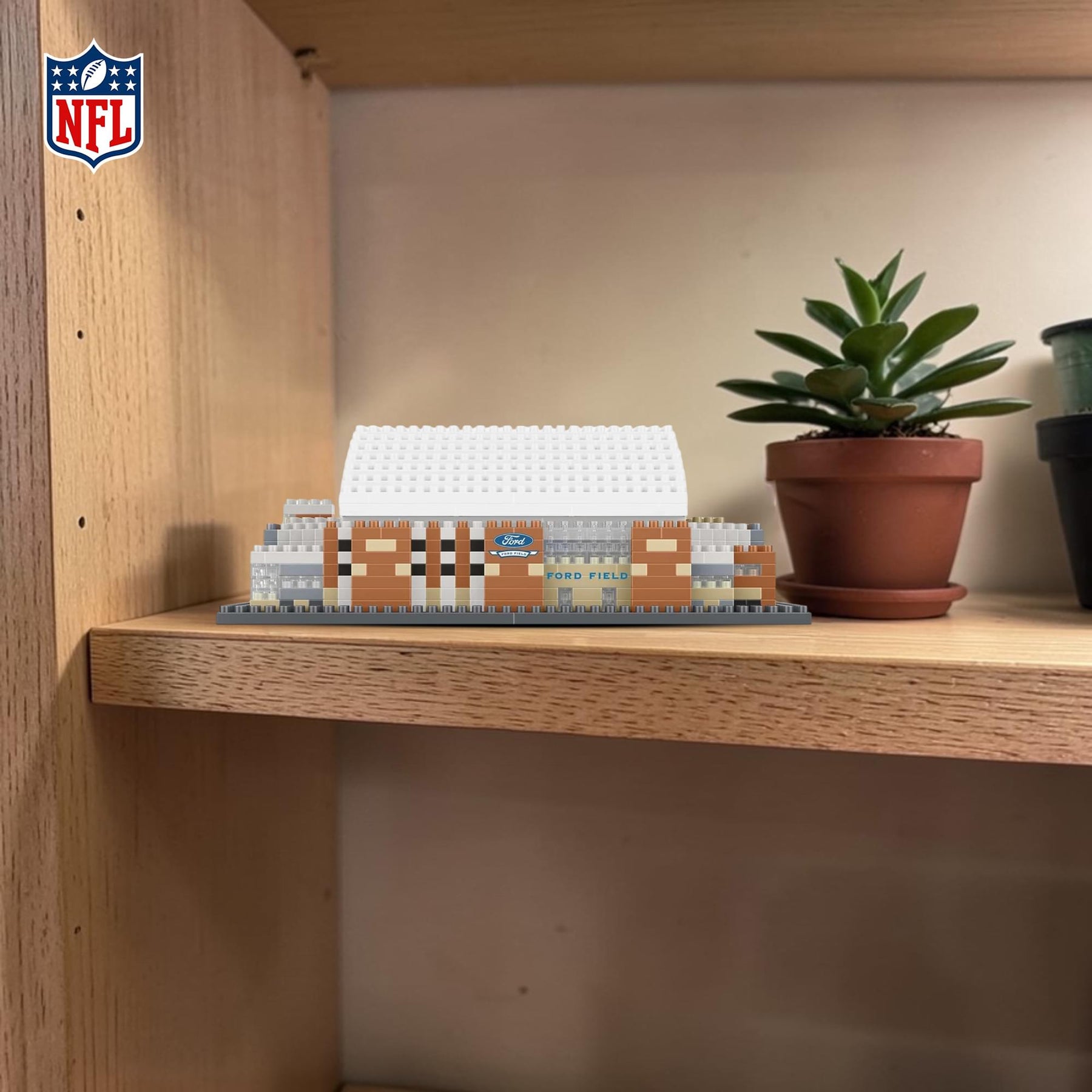Detroit Lions NFL BRXLZ Mini Stadium 1201-Piece Building Block Set