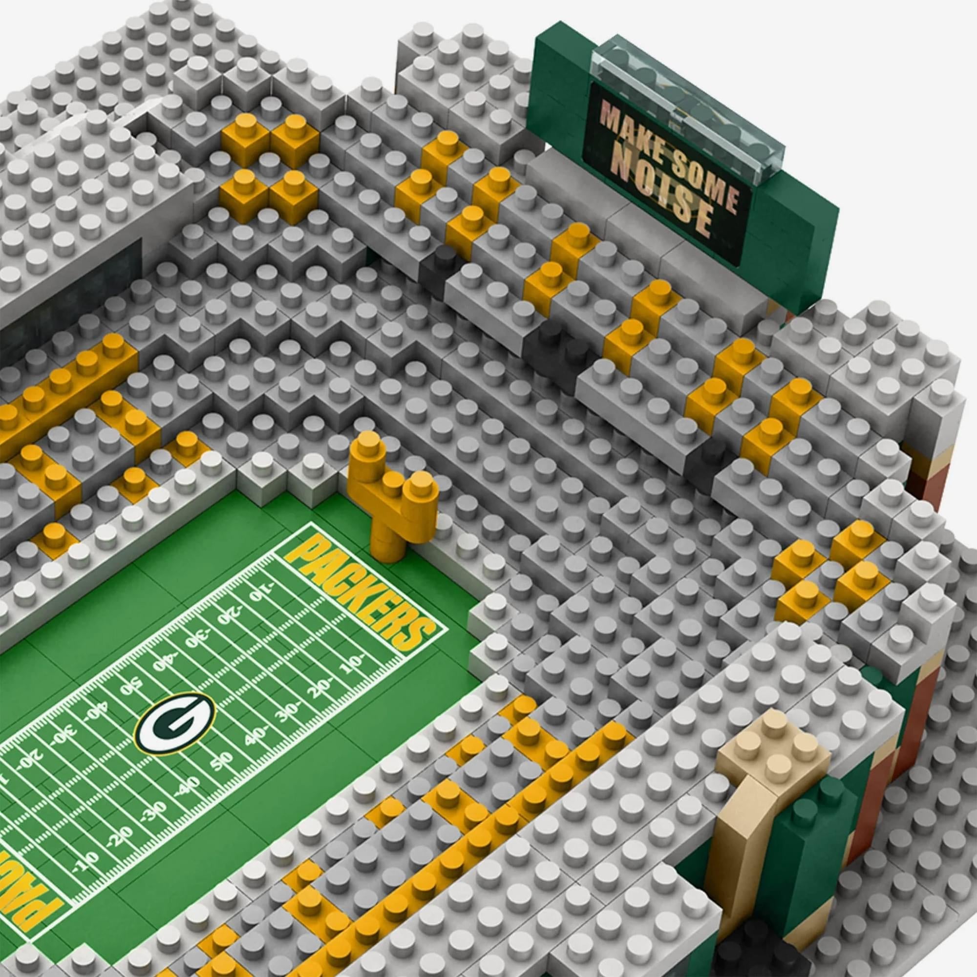Green Bay Packers NFL BRXLZ Mini Stadium 972-Piece Building Block Set