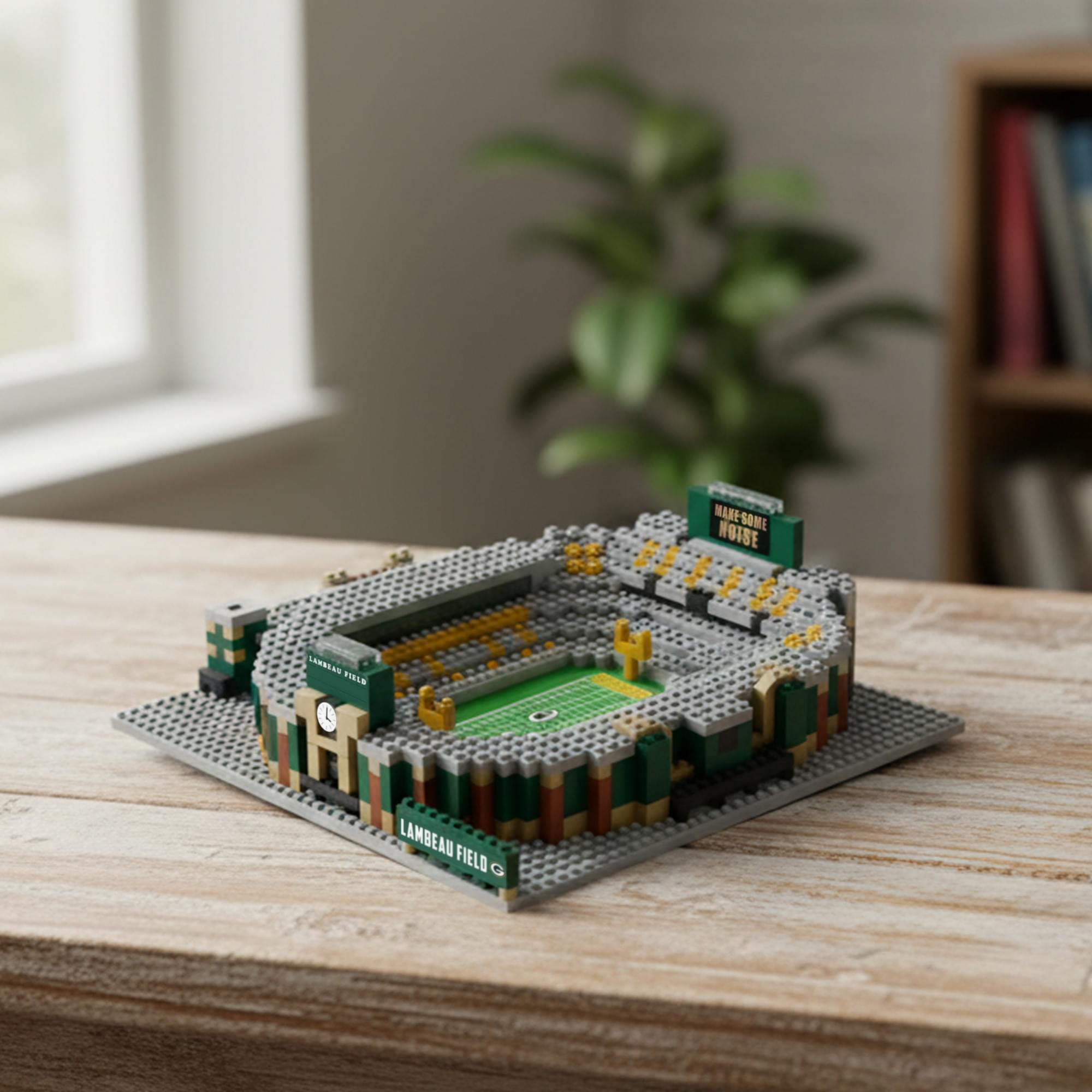 Green Bay Packers NFL BRXLZ Mini Stadium 972-Piece Building Block Set