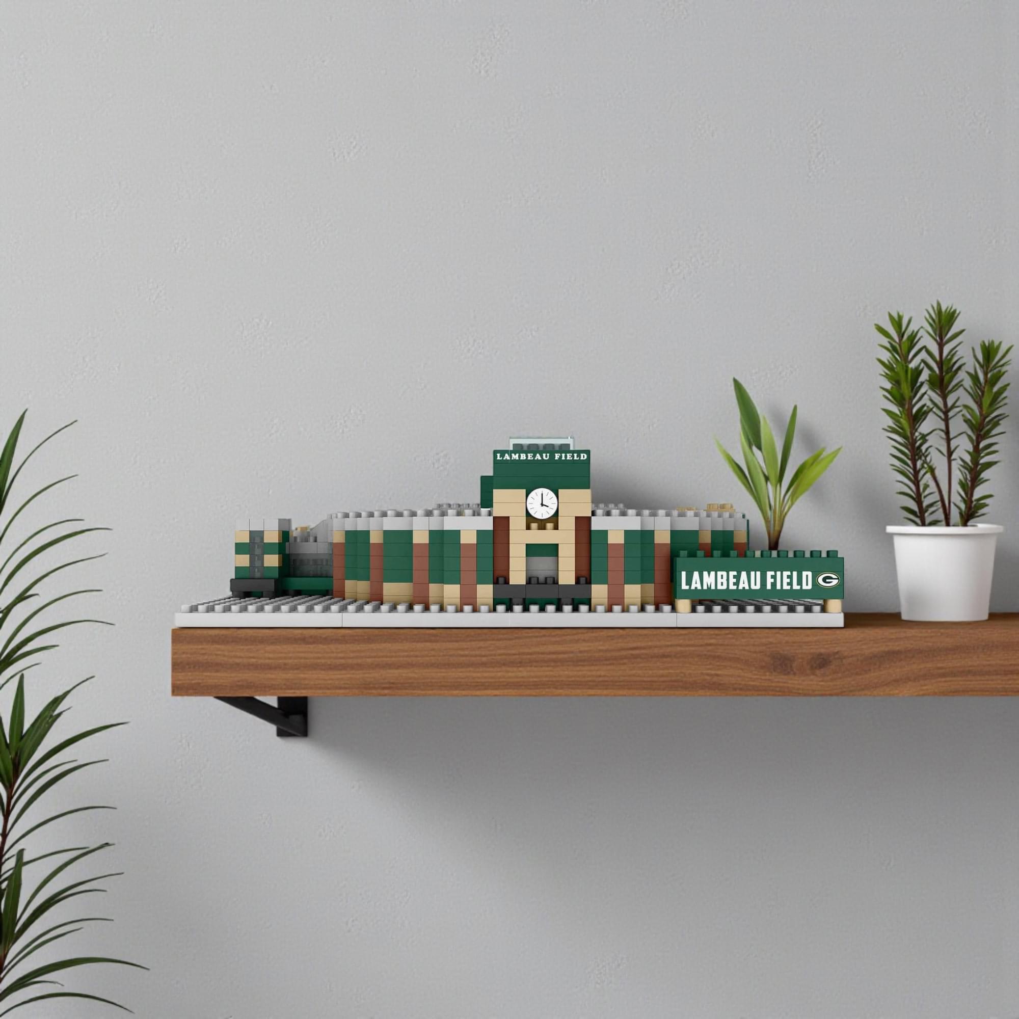 Green Bay Packers NFL BRXLZ Mini Stadium 972-Piece Building Block Set