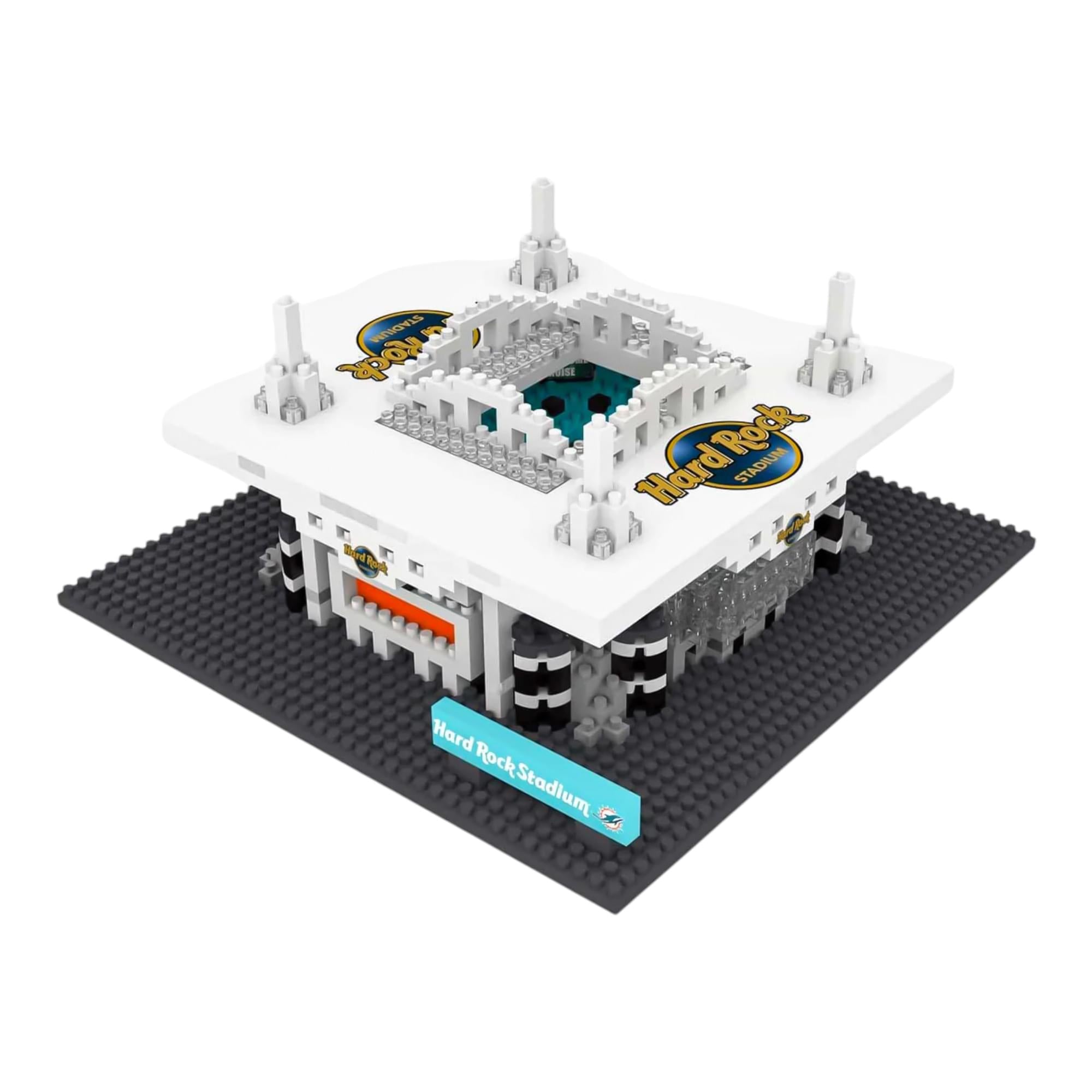 Miami Dolphins NFL BRXLZ Mini Stadium 1087-Piece Building Block Set