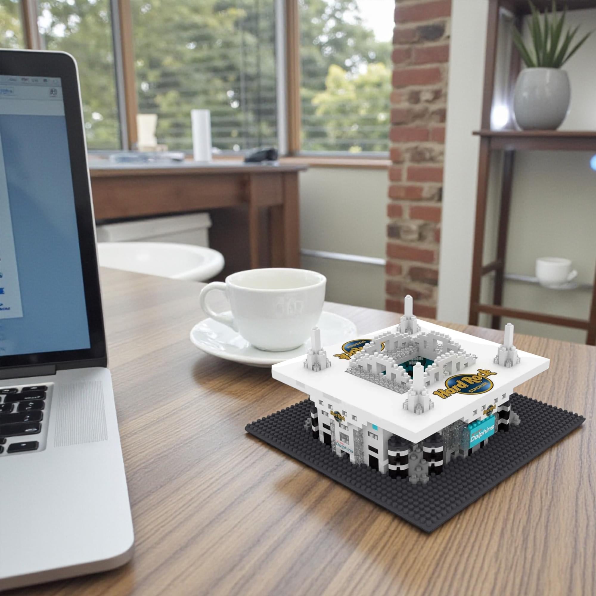 Miami Dolphins NFL BRXLZ Mini Stadium 1087-Piece Building Block Set