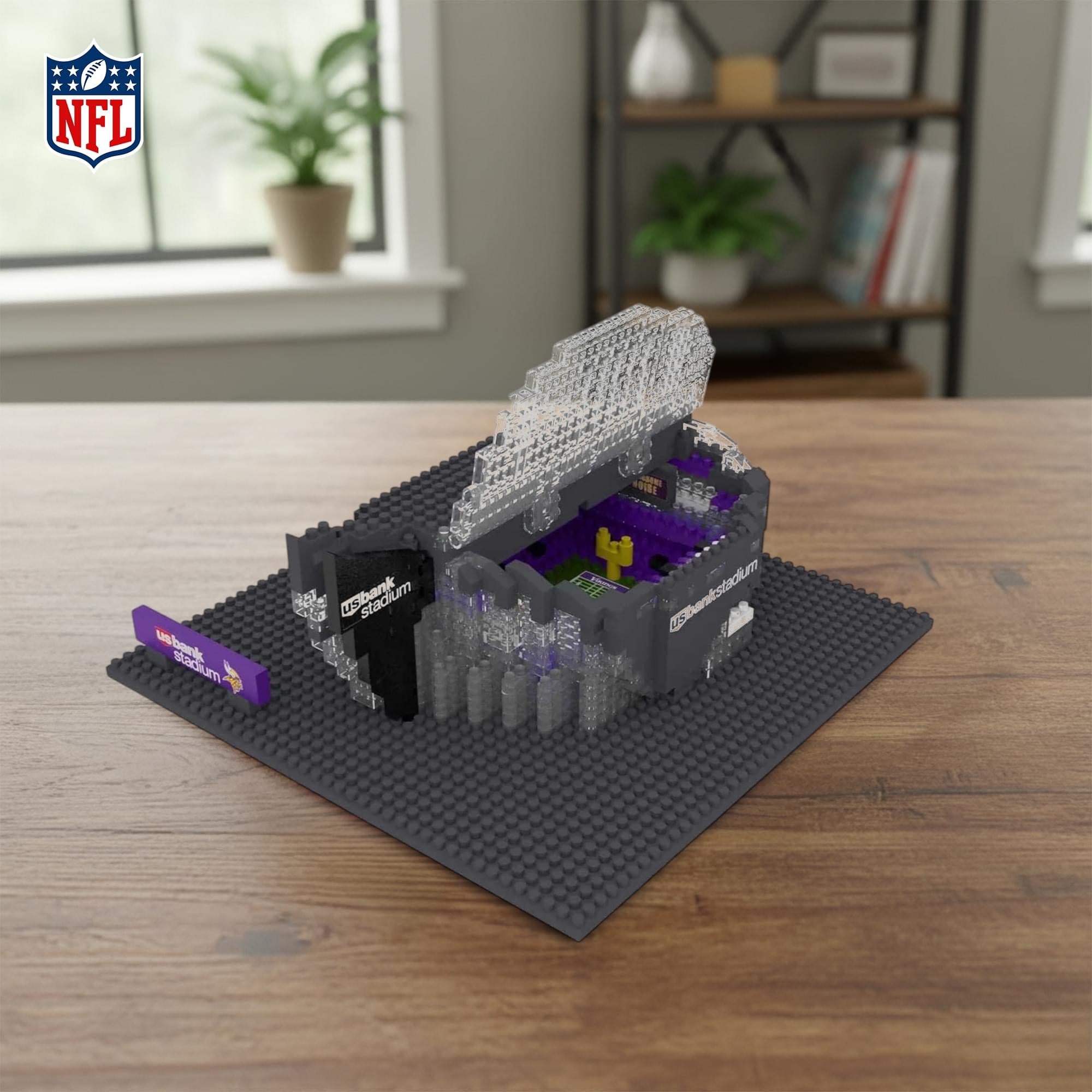 Minnesota Vikings NFL BRXLZ Mini Stadium 857-Piece Building Block Set