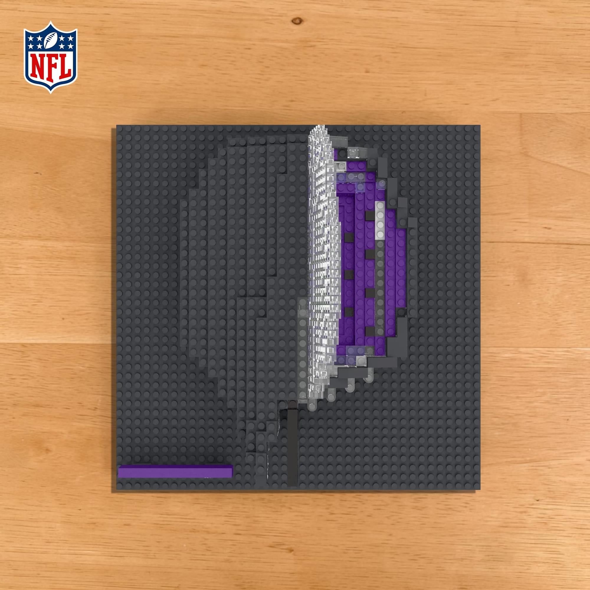 Minnesota Vikings NFL BRXLZ Mini Stadium 857-Piece Building Block Set