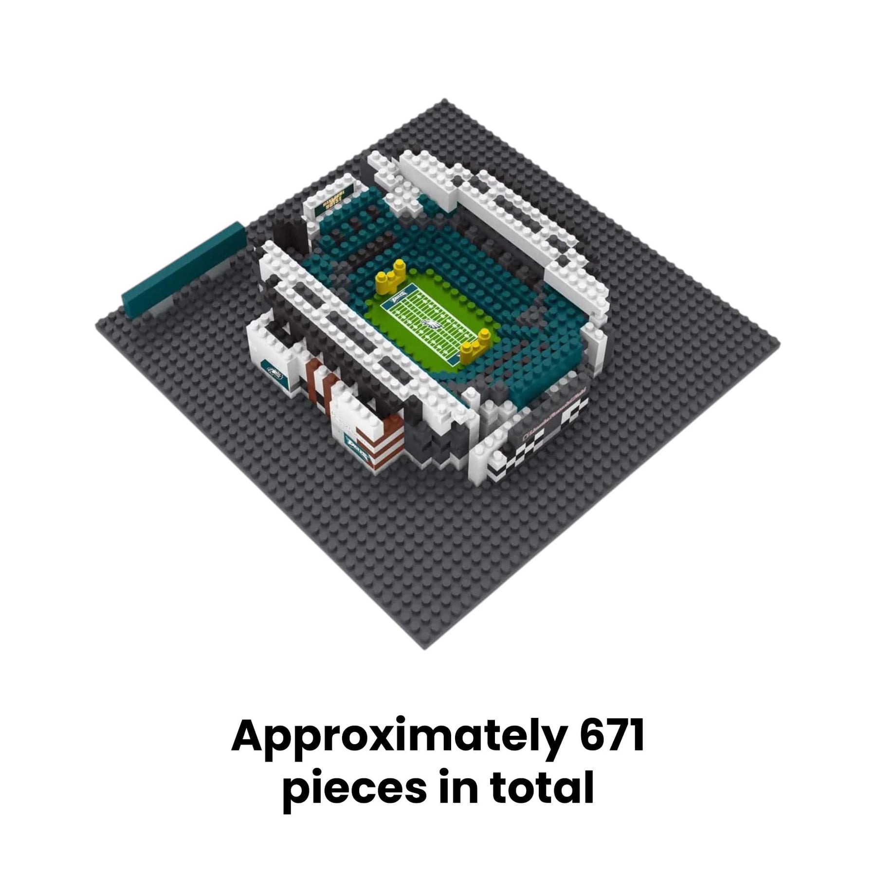 Philadelphia Eagles NFL Mini Brxlz Stadium 671-Piece Building Block Set
