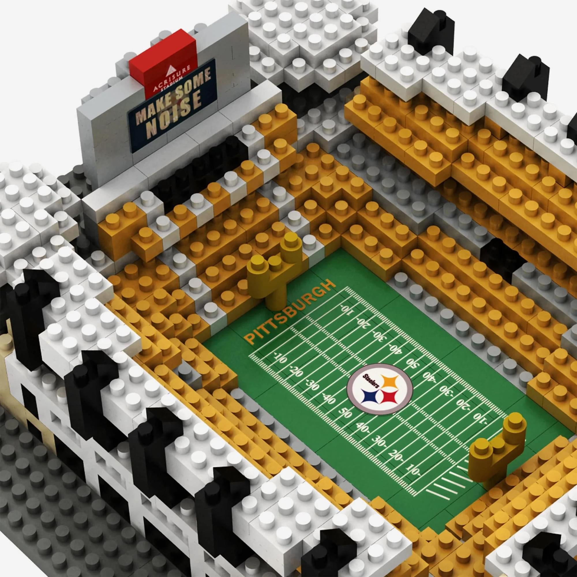 Pittsburgh Steelers NFL BRXLZ Mini Stadium 864-Piece Building Block Set