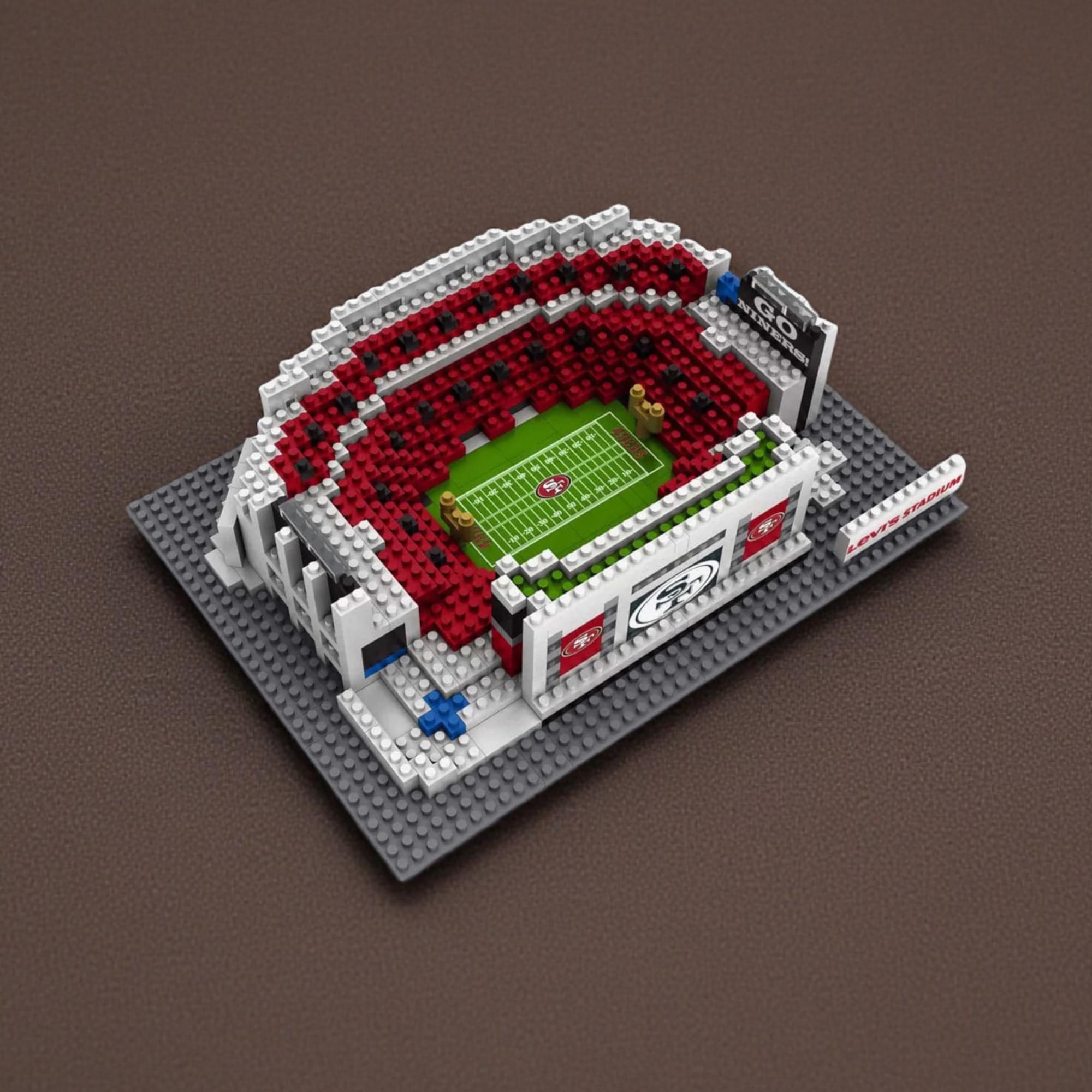 San Francisco 49ers NFL BRXLZ Mini Stadium 964-Piece Building Block Set