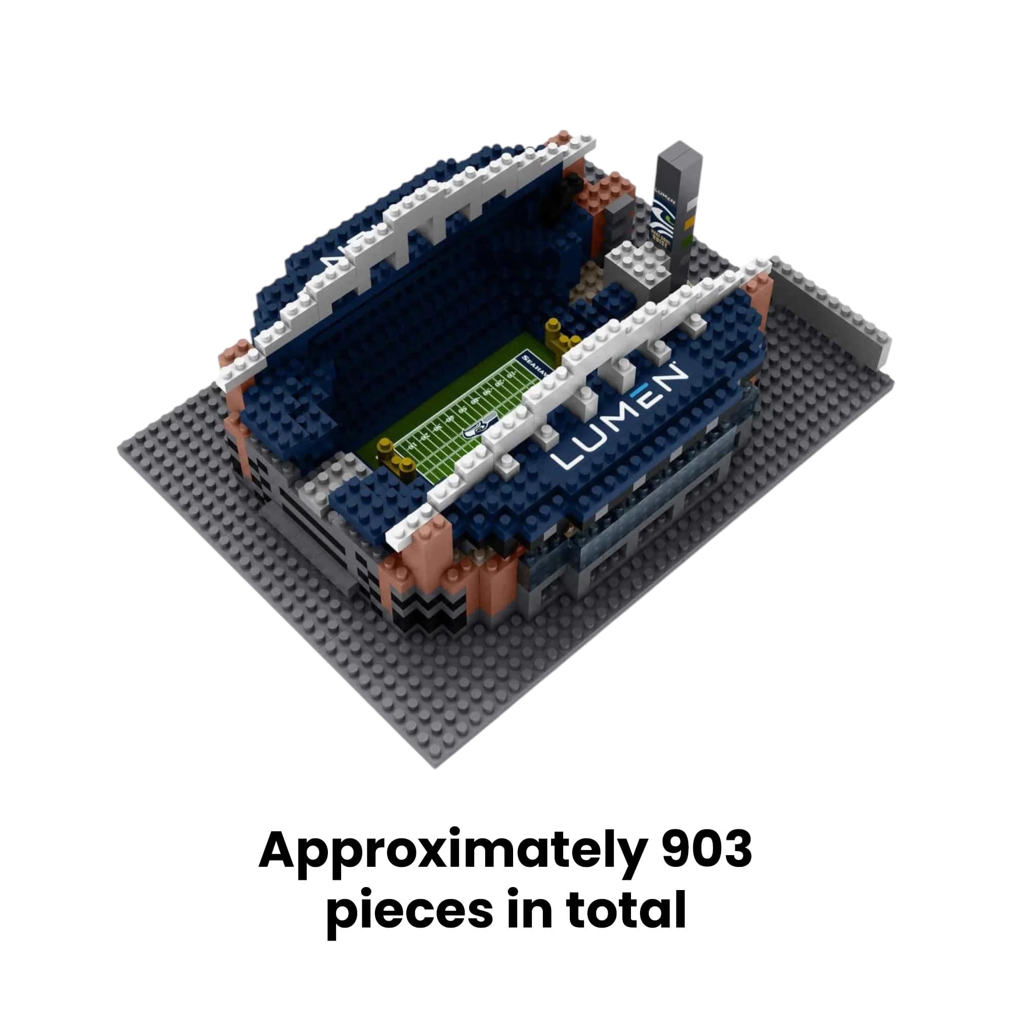Seattle Seahawks NFL BRXLZ Mini Stadium 903-Piece Building Block Set