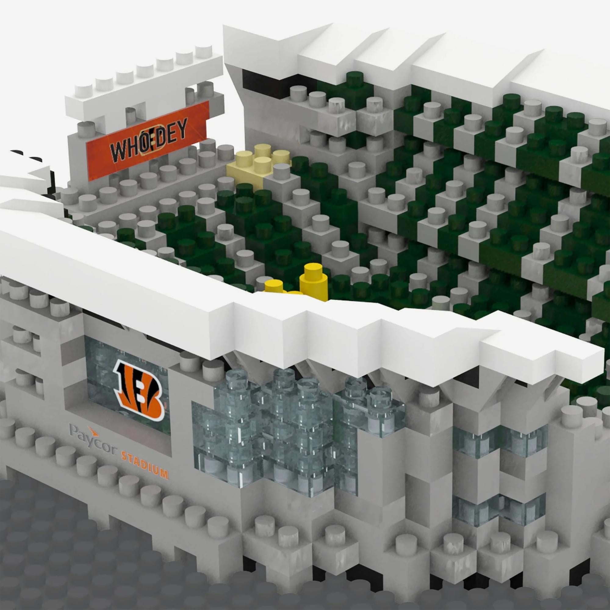 Cincinnati Bengals NFL BRXLZ Mini Stadium 811-Piece Building Block Set