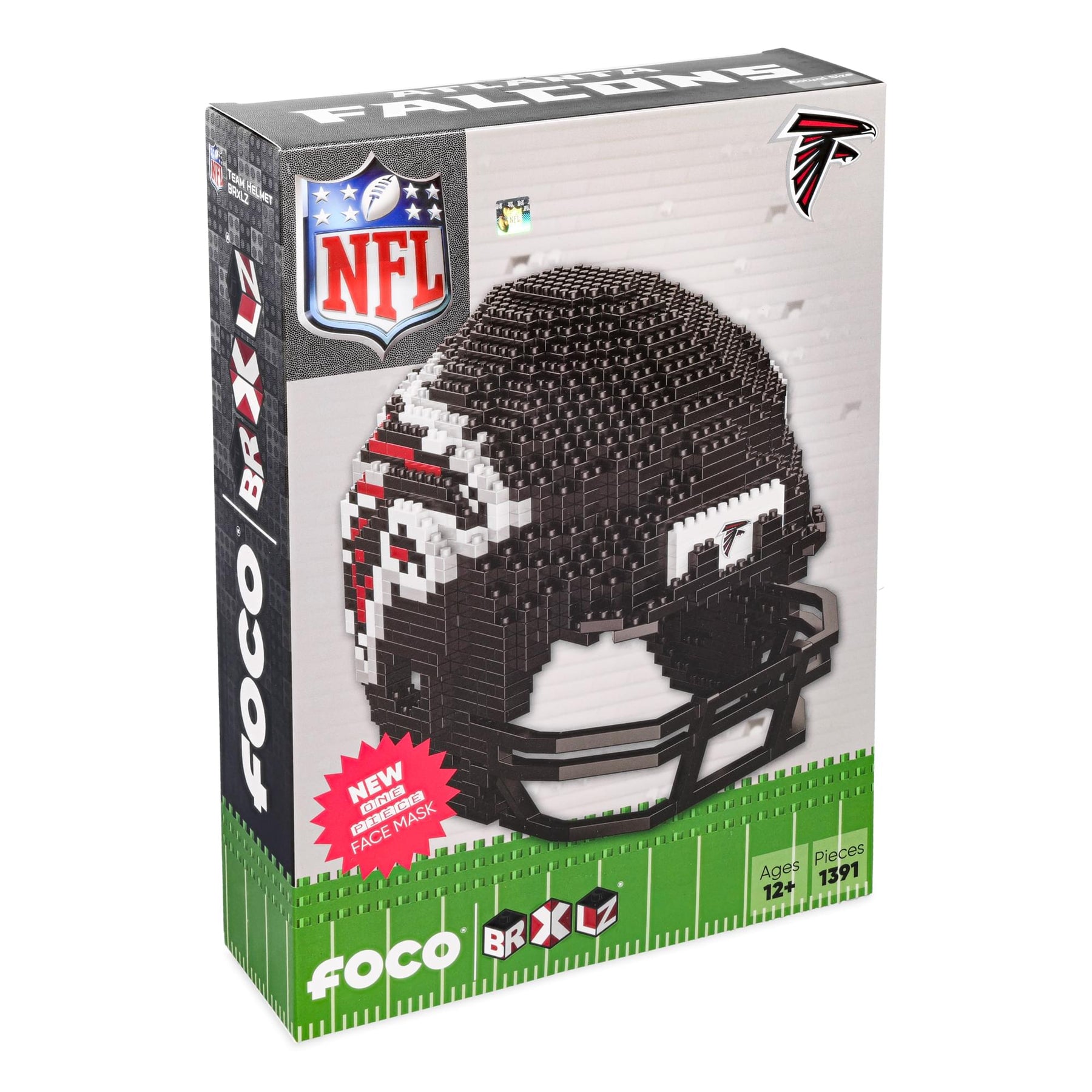 foco football helmet Atlanta Falcons NFL Replica BRXLZ Mini Helmet