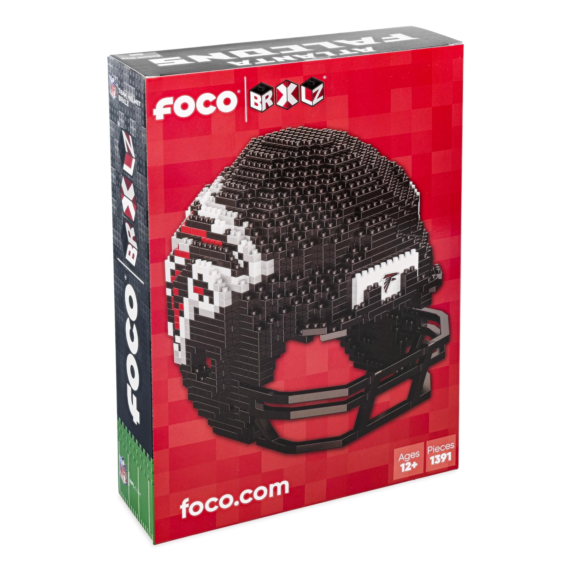 Atlanta Falcons NFL FOCO BRXLZ Helmet Building Block Set