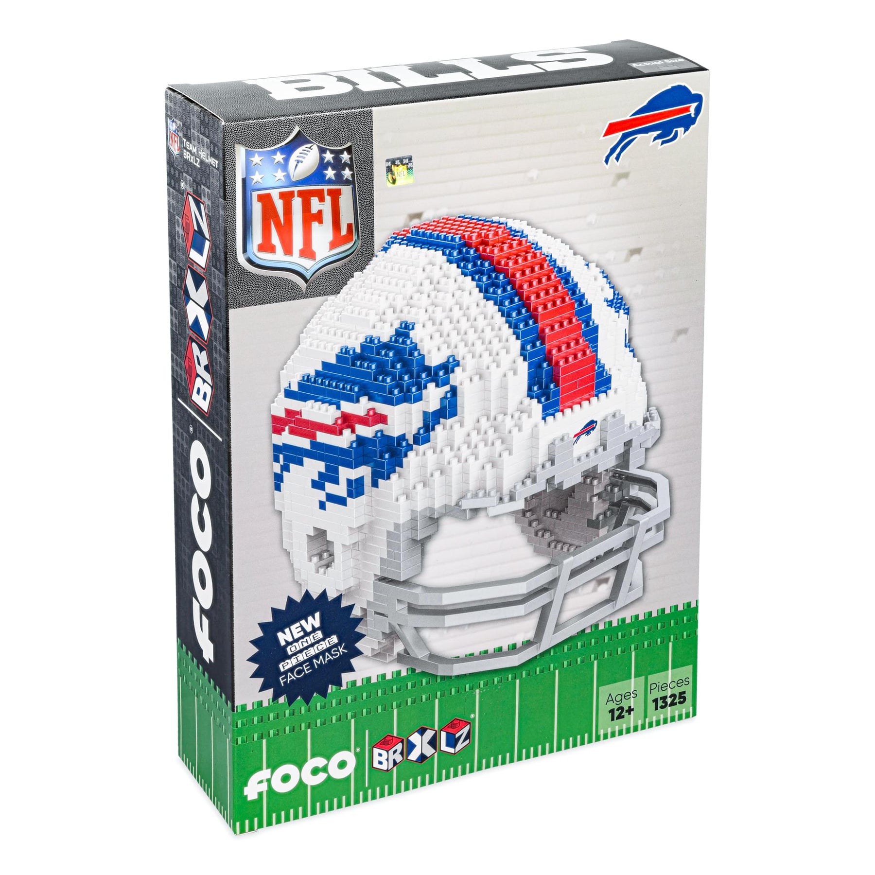 Buffalo Bills NFL FOCO BRXLZ Helmet Building Block Set