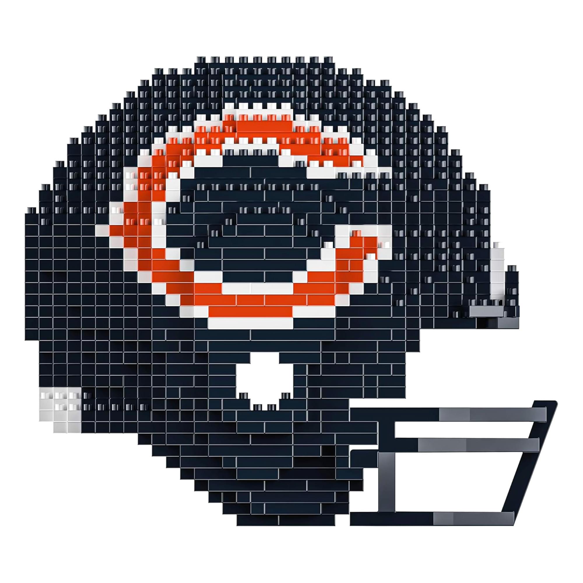 Chicago Bears NFL FOCO BRXLZ Helmet Building Block Set