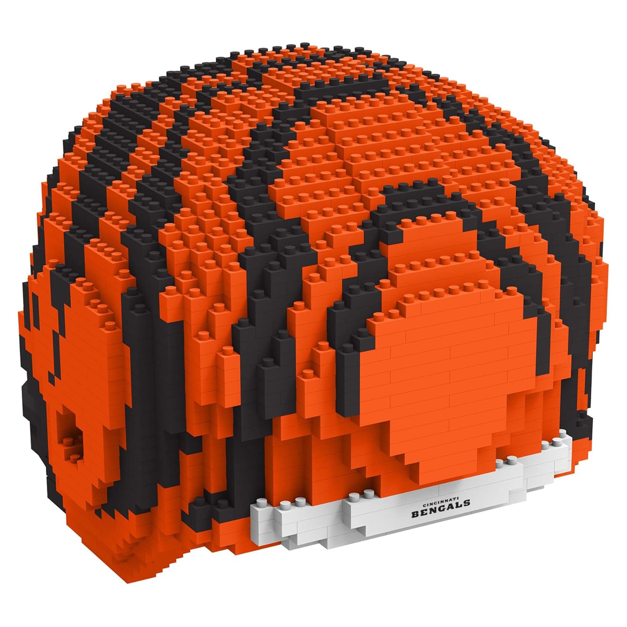 Cincinnati Bengals NFL FOCO BRXLZ Helmet Building Block Set