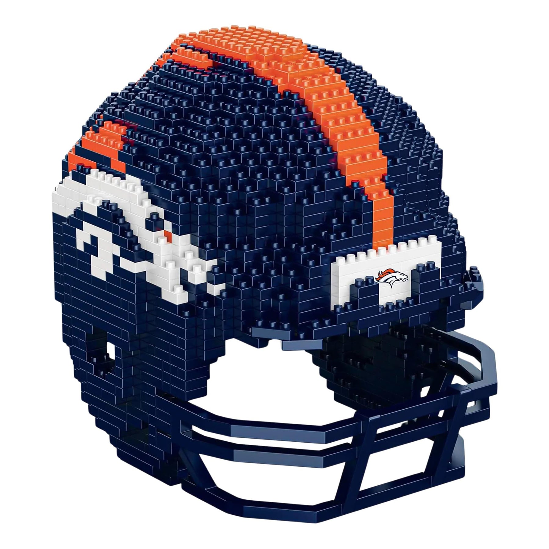 Denver Broncos NFL FOCO BRXLZ Helmet Building Block Set